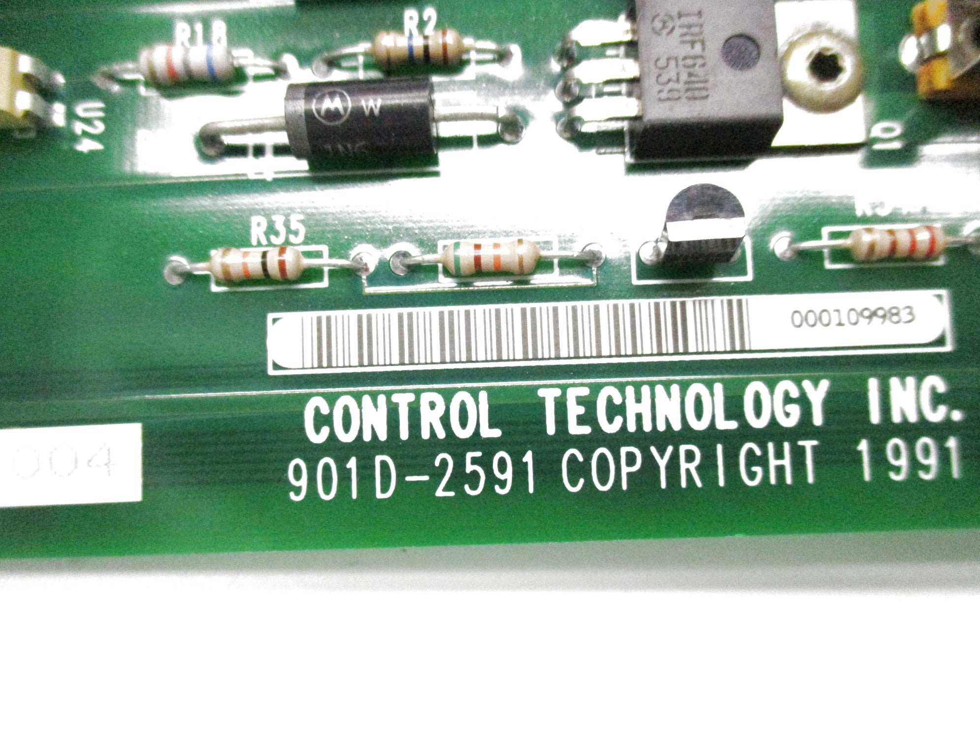 CONTROL TECHNOLOGY 2591 901D-2591 (AS PICTURED) NSNP