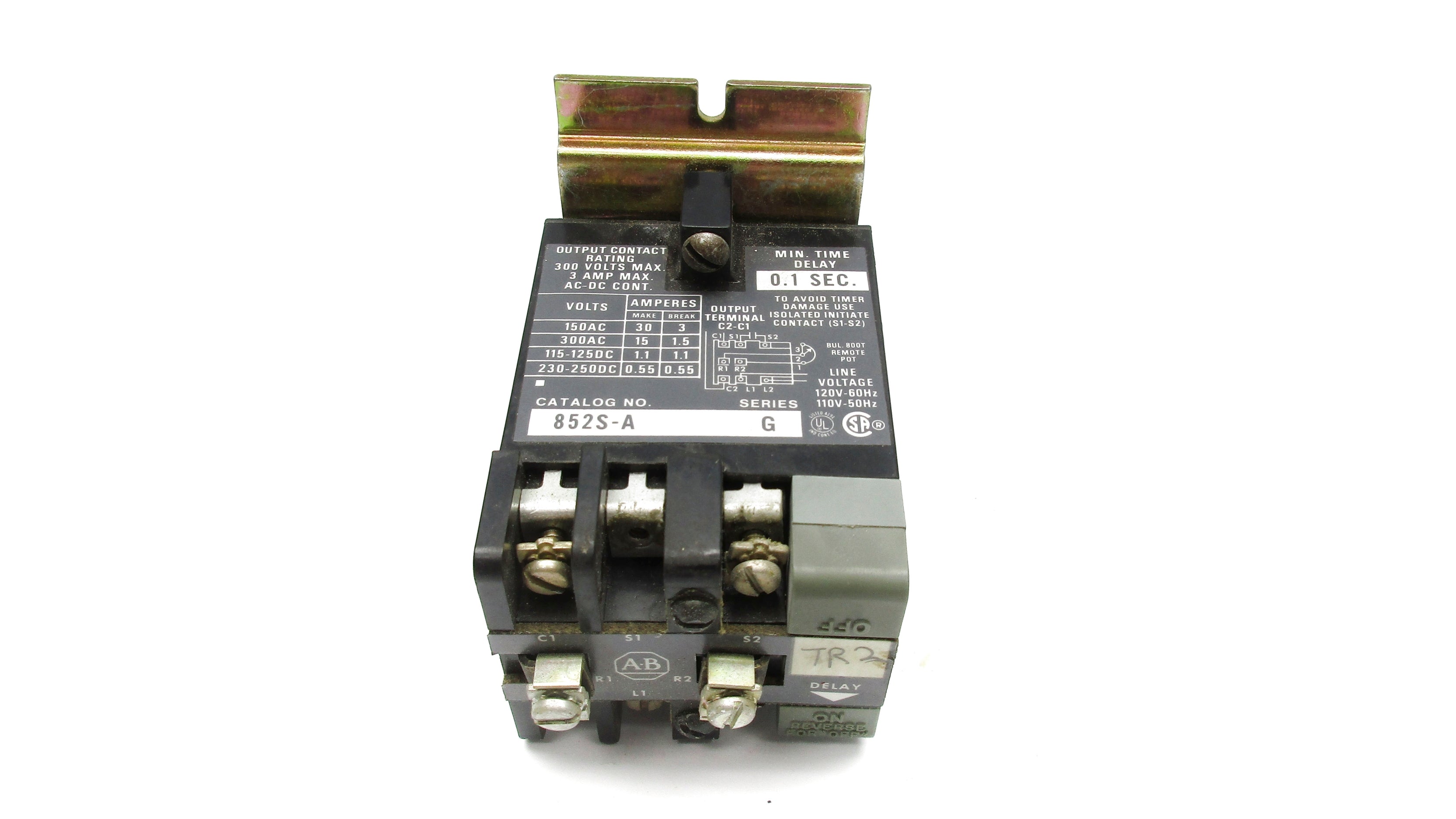 INDUSTRIAL SPARE PART 852S-A SER. G 110/120V 3A UNMP