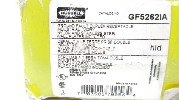 HUBBELL GF5262IA NSMP