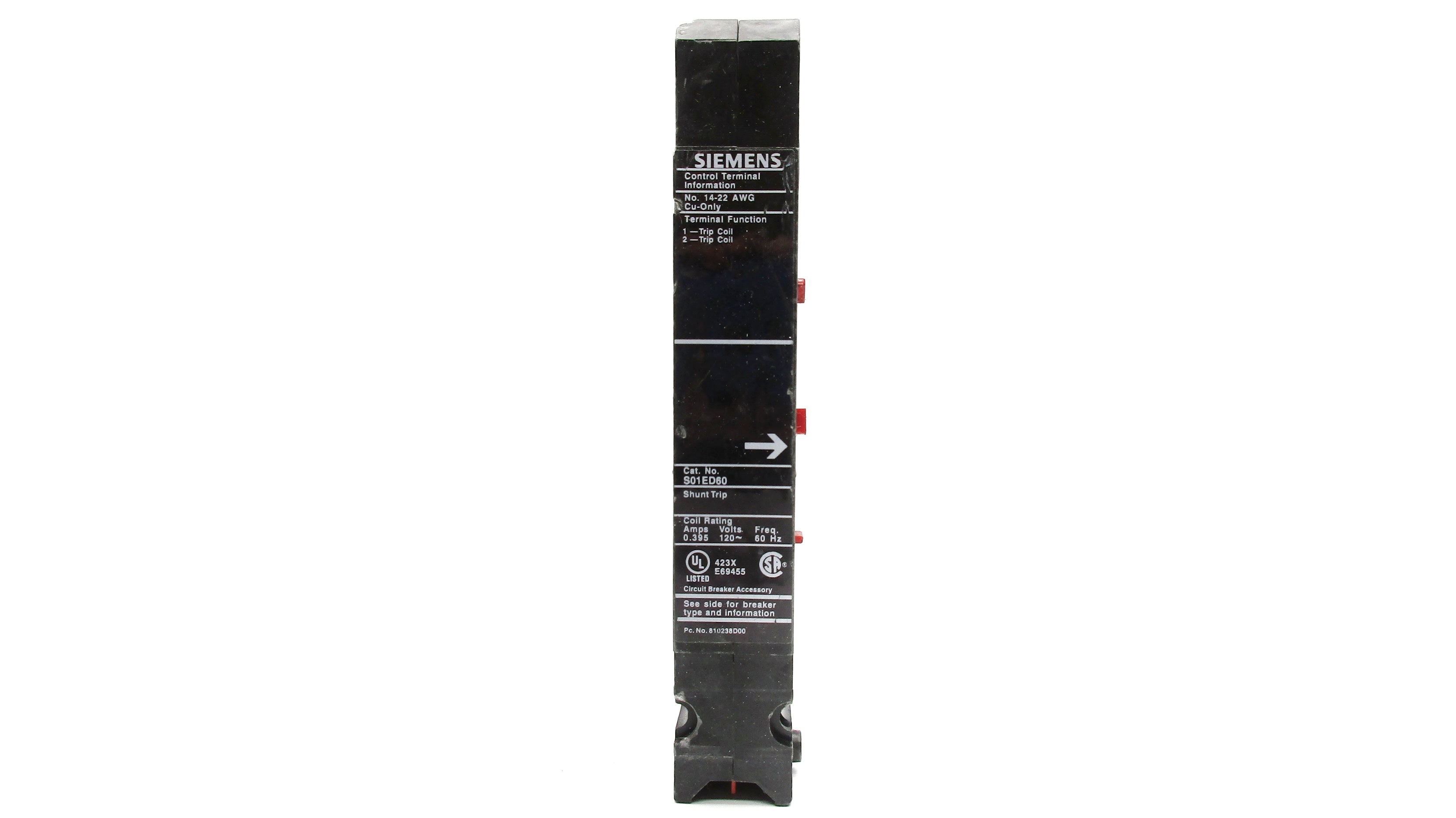 SIEMENS S01ED60 120V 0.395 UNMP