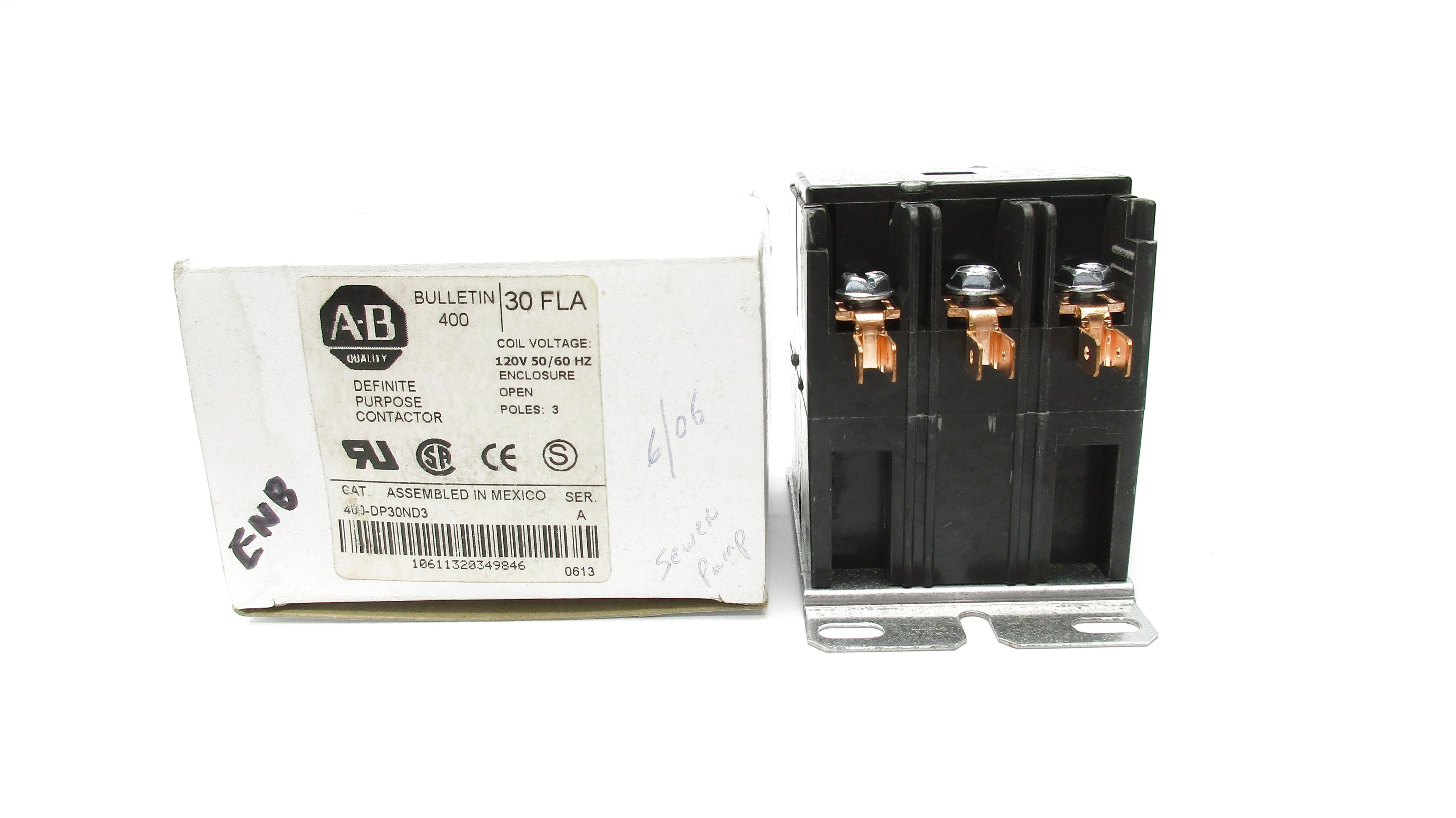ALLEN BADLEY 400-DP30ND3 SER. A 120V (WH) NSMP