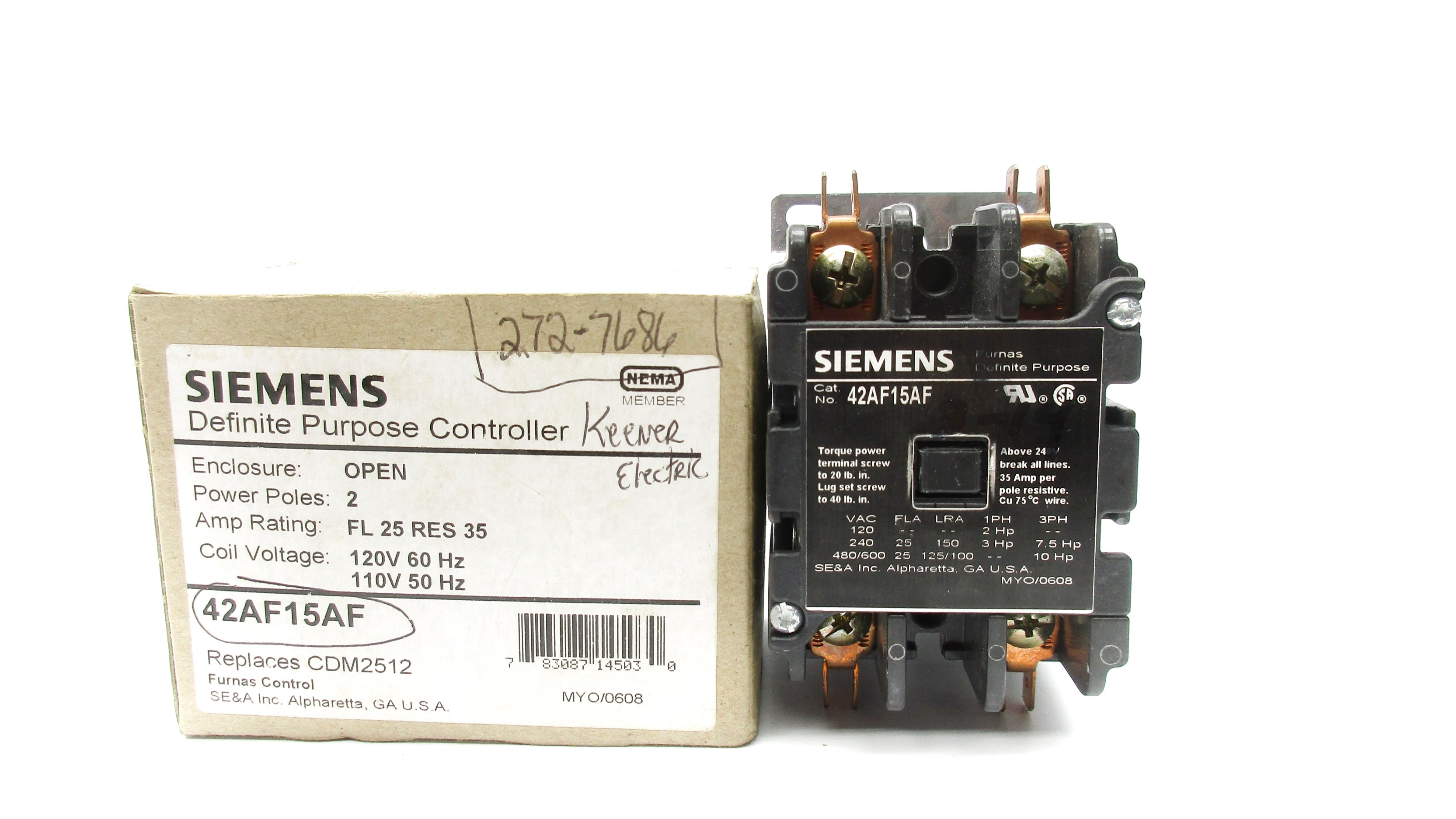 SIEMENS 42AF15AF 110/120V NSMP