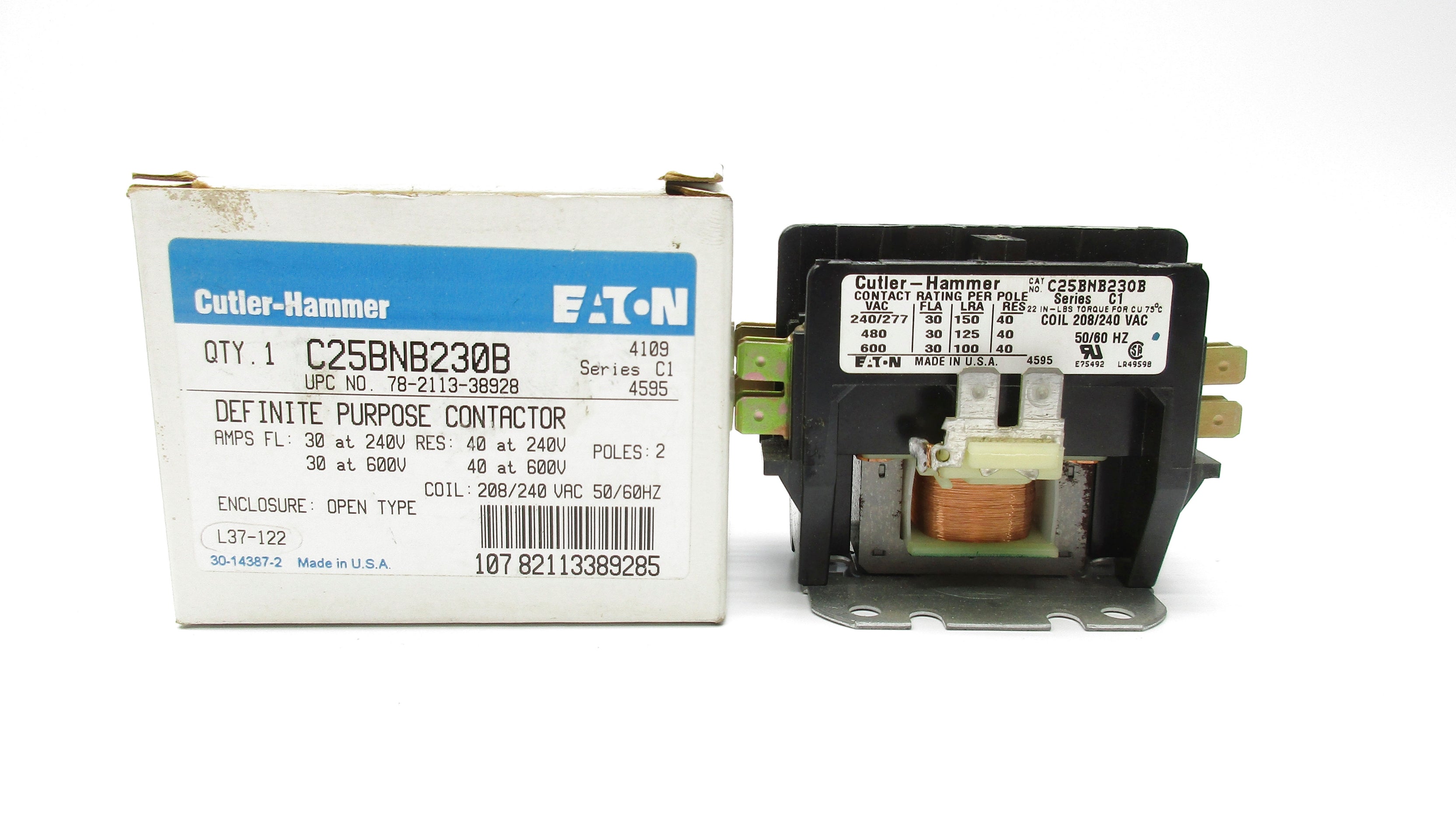 CUTLER HAMMER C25BNB230B 208/240VAC NSMP