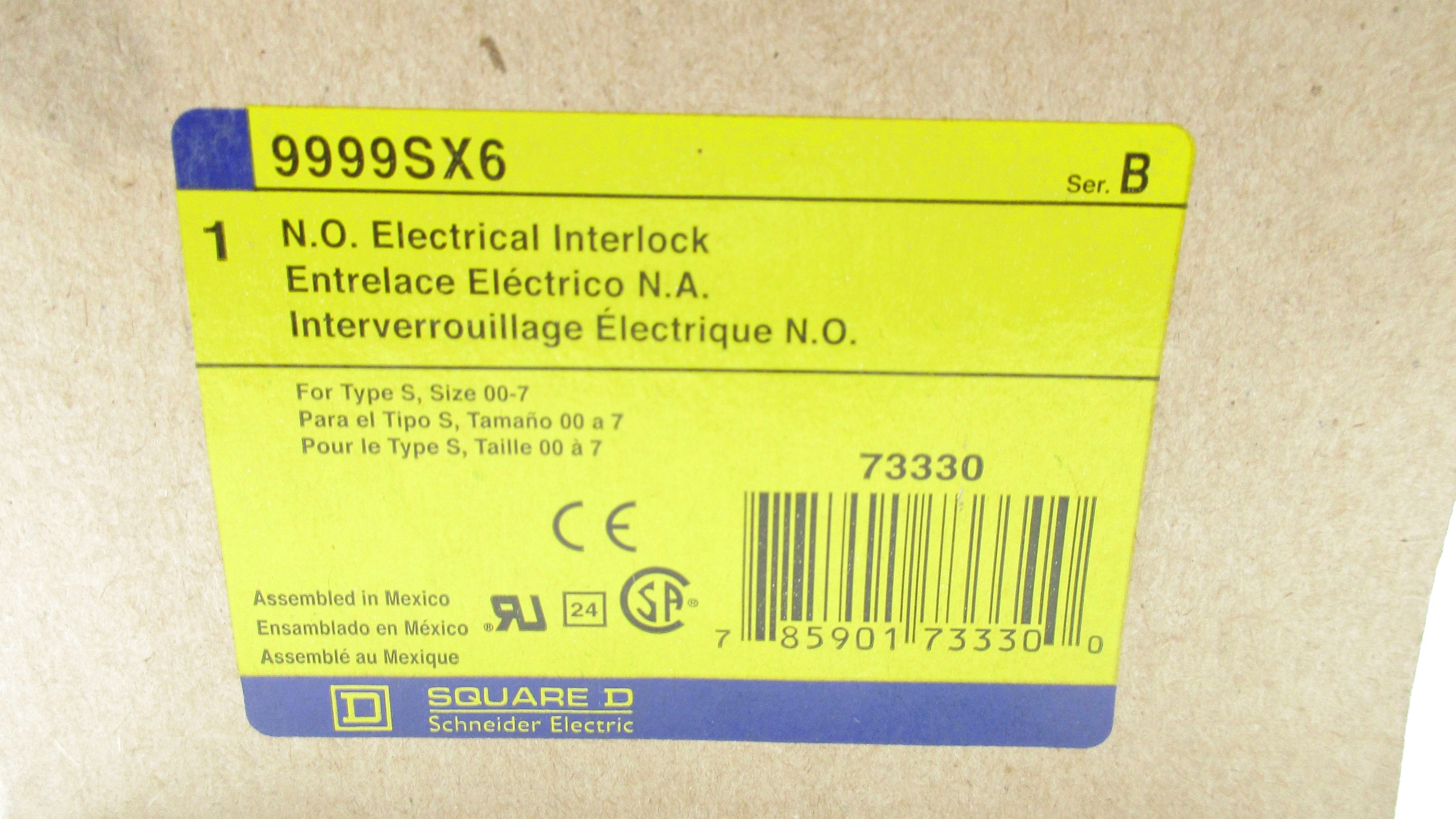 SQUARE D 9999SX6 (AS PICTURED) NSMP