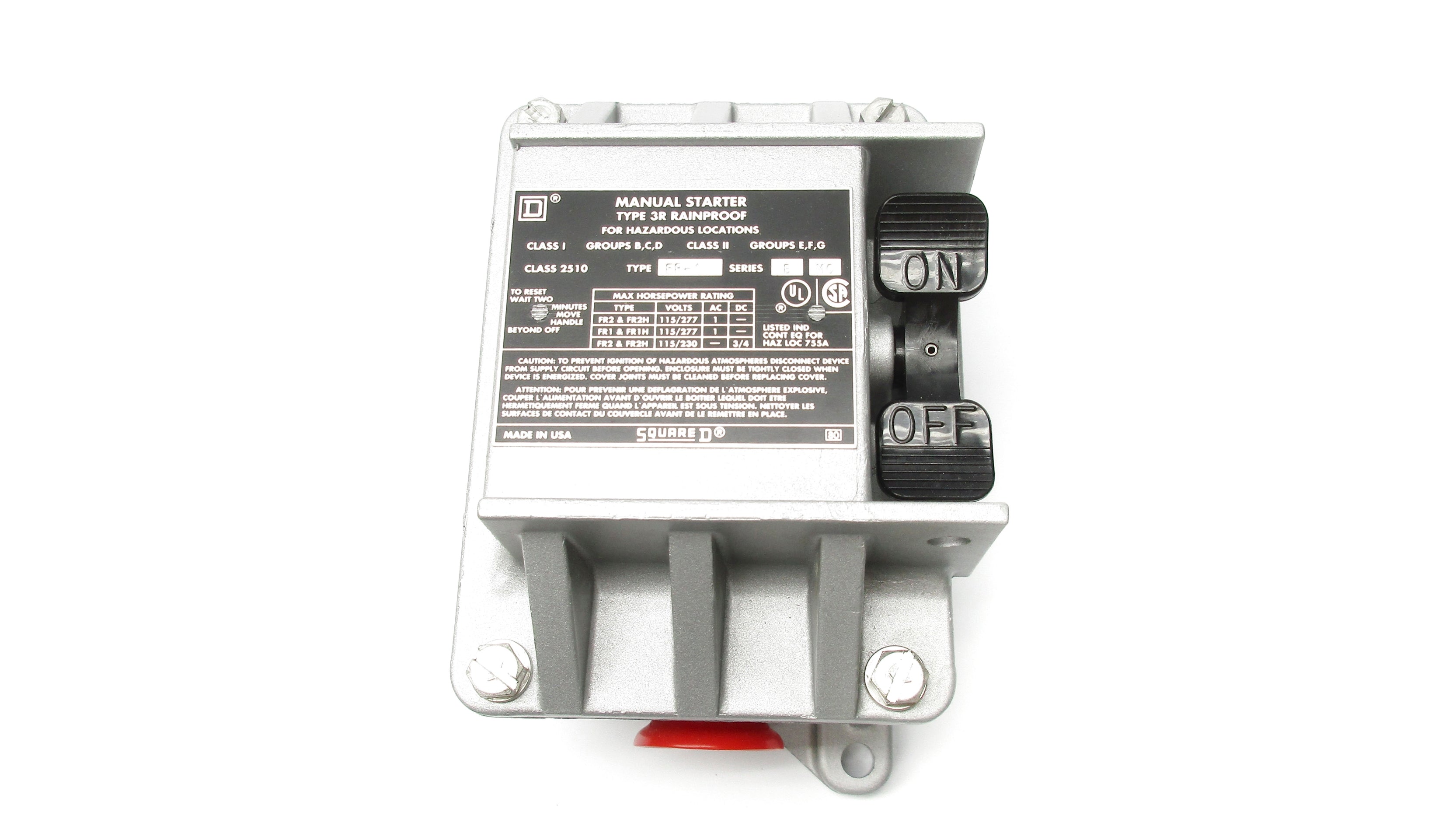 SQUARE D 2510FR1 SER. B NSMP