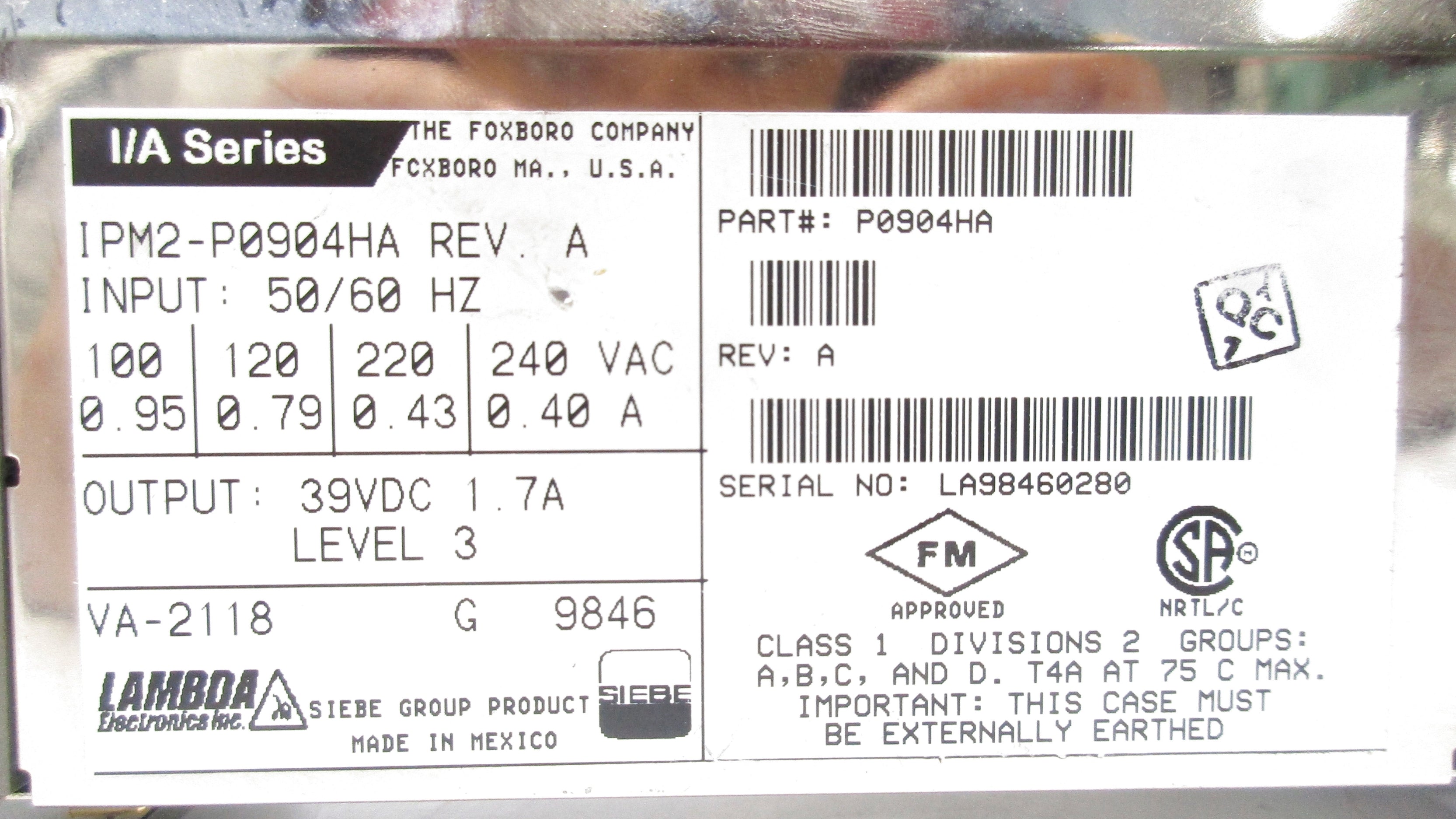 LAMBDA IPM2-P0904HA NSNP