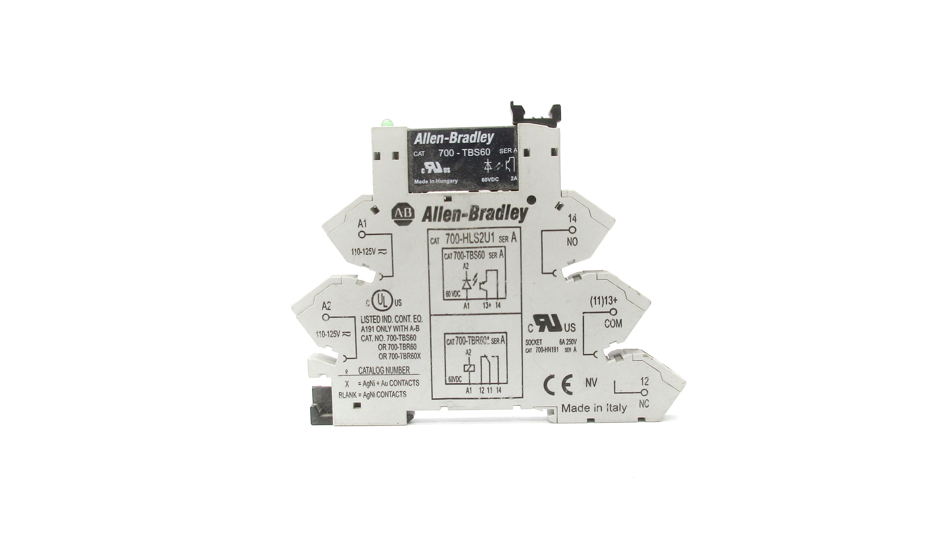 ALLEN BRADLEY 700-HLS2U1 SER. A 110/125V NSNP
