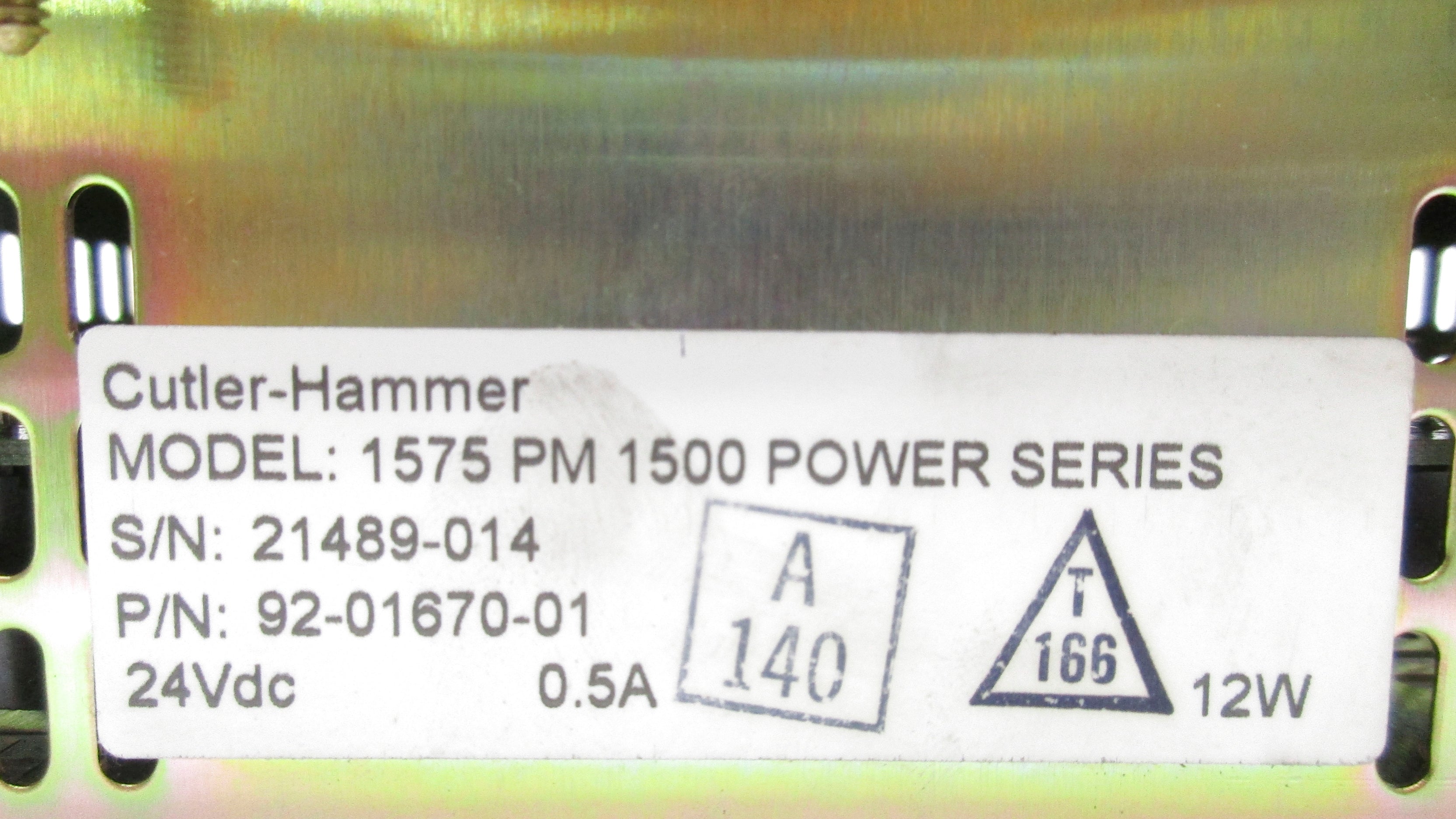 CUTLER HAMMER 92-01670-01 UNMP
