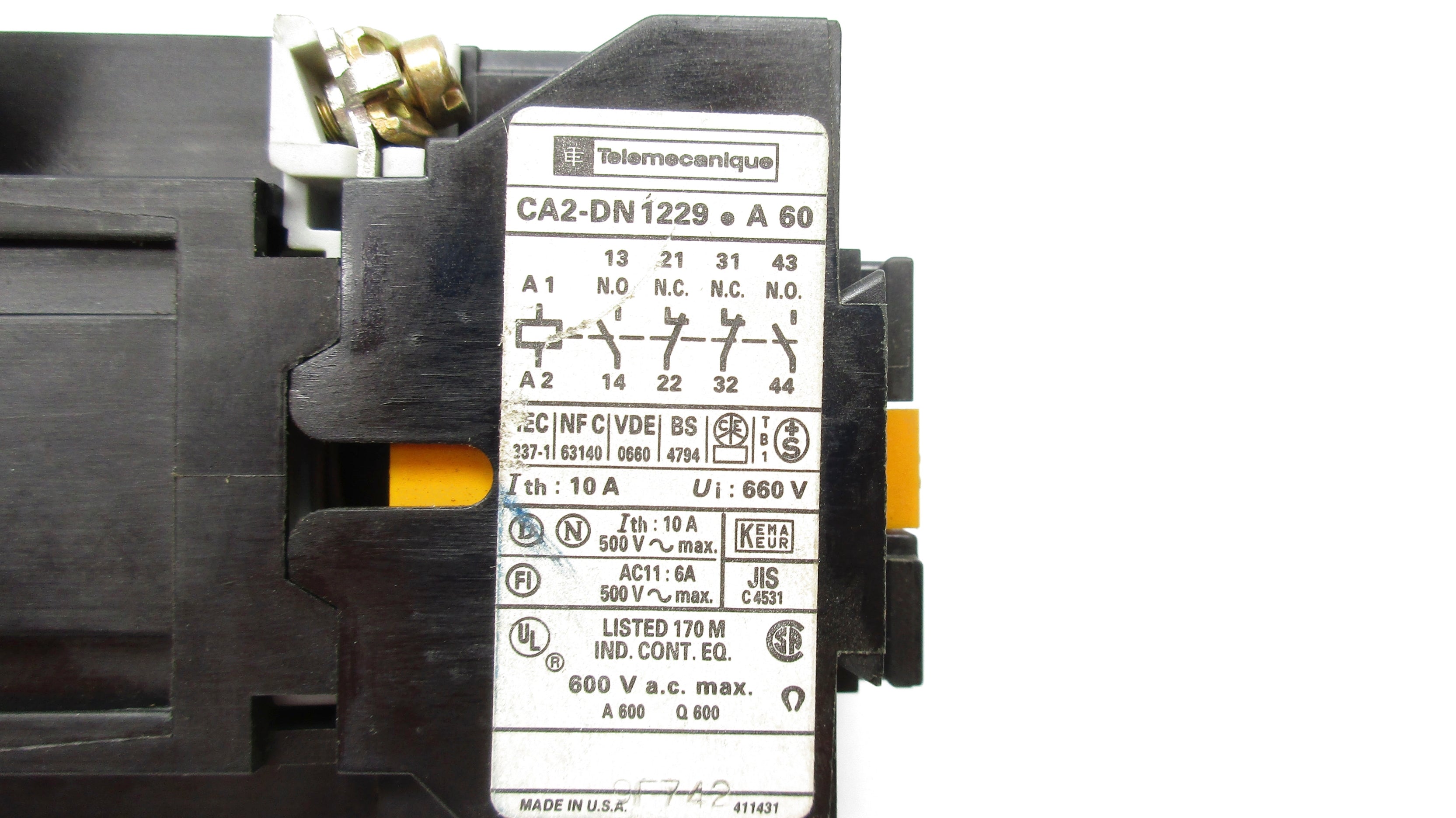 TELEMECANIQUE CA2-DN1229-A60 60A 660V NSNP