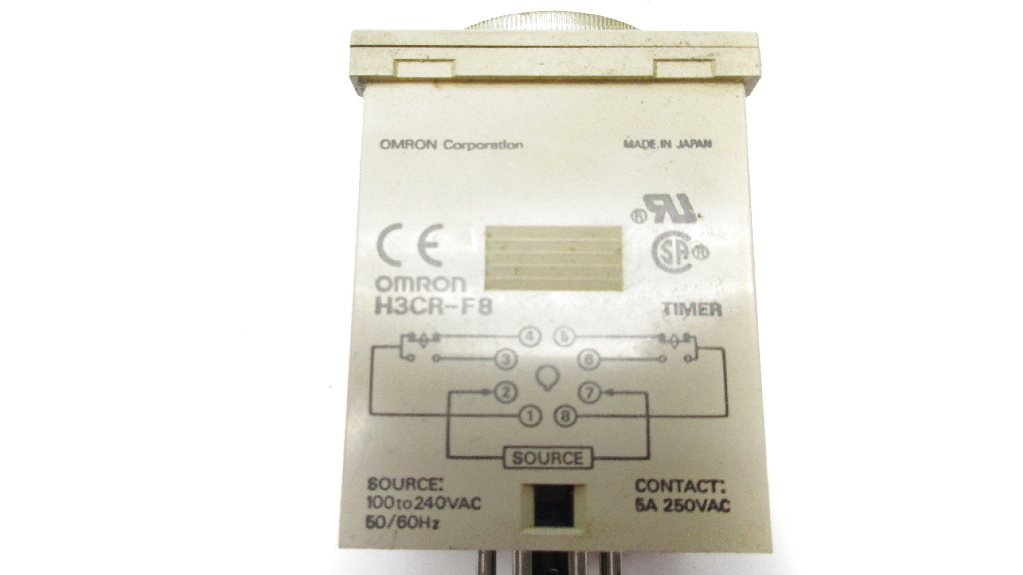 OMRON H3CR-F8 0-12SEC 100-240VAC NSNP