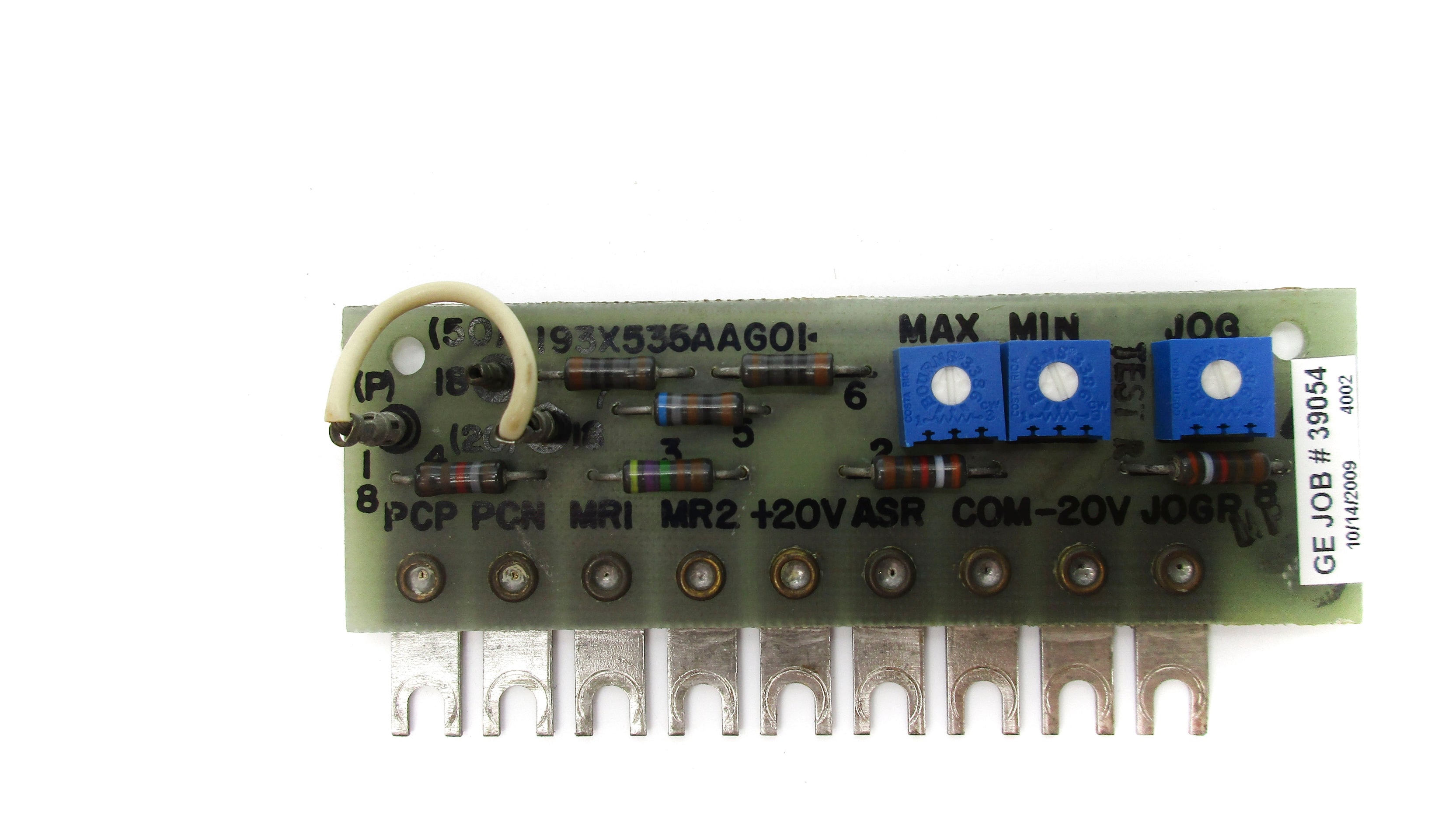 GENERAL ELECTRIC 193X535AAG01 UNMP