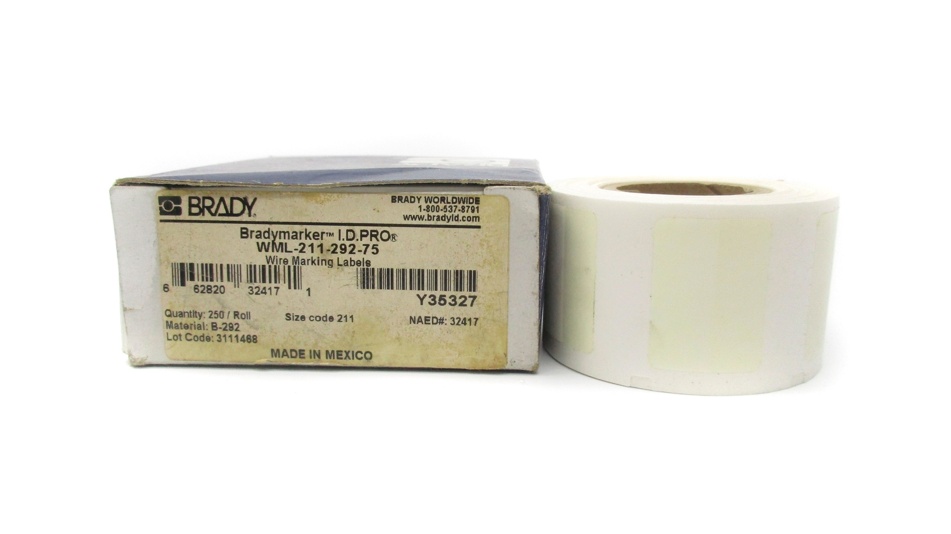 BRADY WML-211-292-75 NSMP