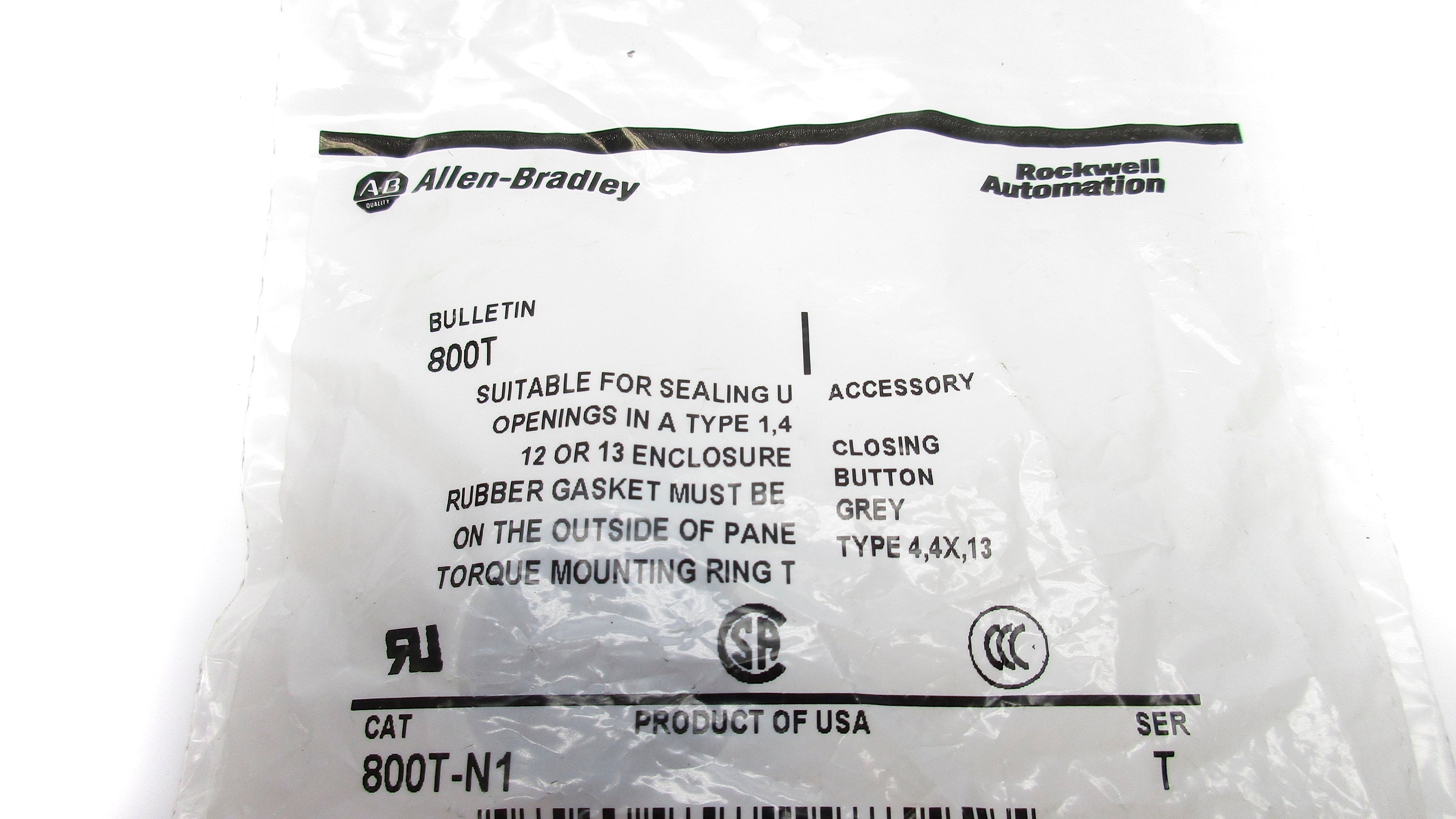 ALLEN BRADLEY 800T-N1 SER.T NSMP