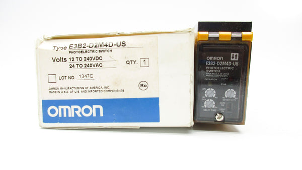 OMRON E3B2-D2M4D-US 24-240VAC 3A NSMP