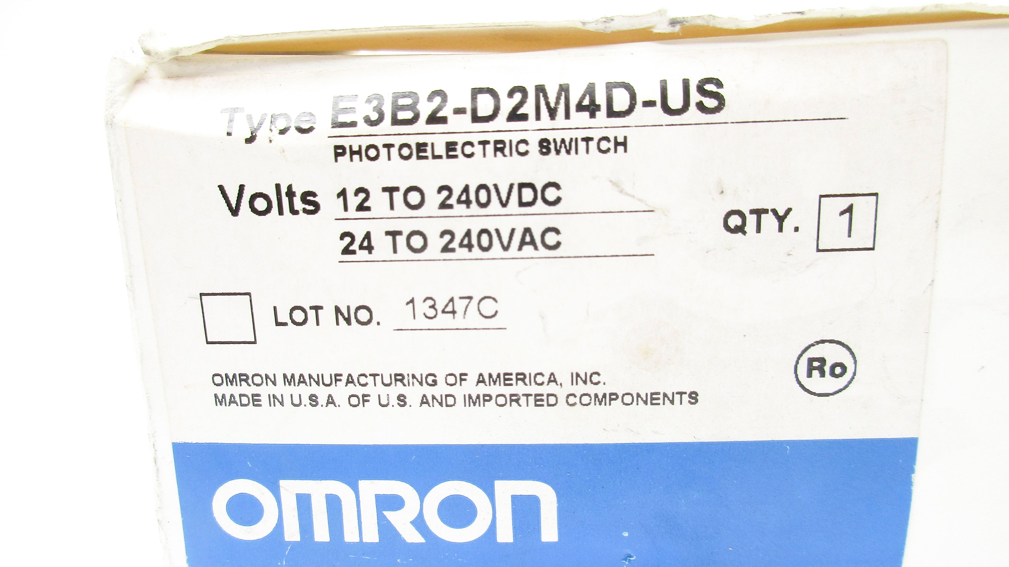 OMRON E3B2-D2M4D-US 24-240VAC 3A NSMP