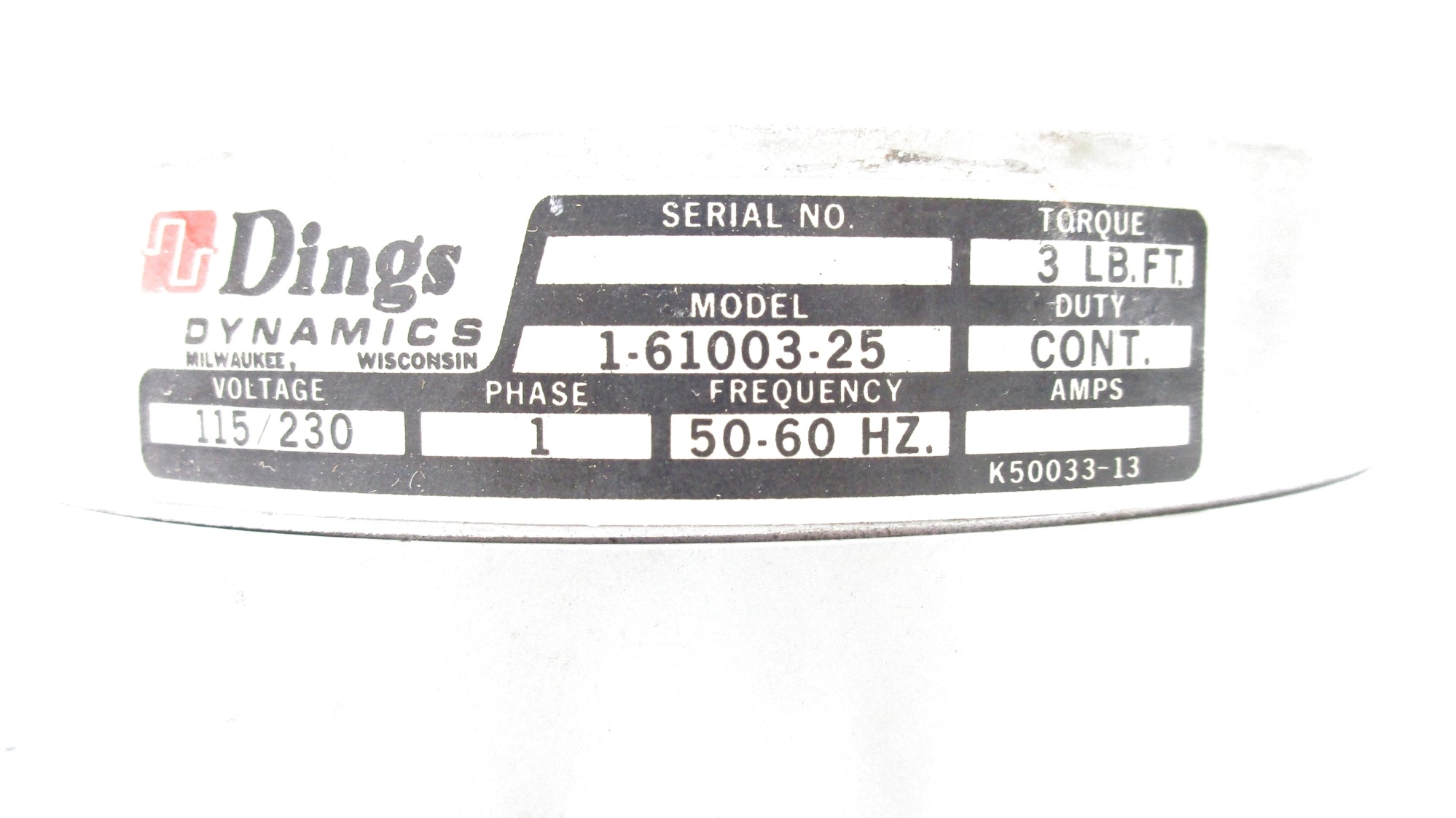 DINGS DYNAMICS 1-61003-25 NSNP
