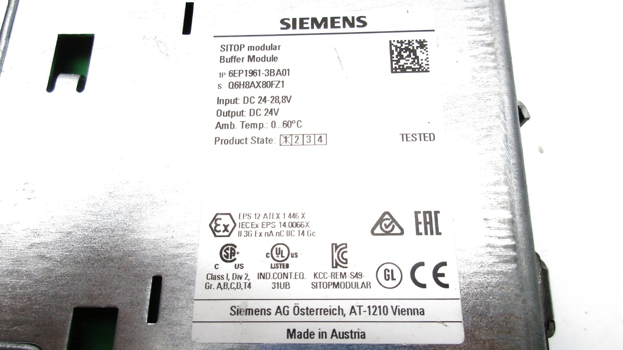 SIEMENS 6EP1961-3BA01 UNMP