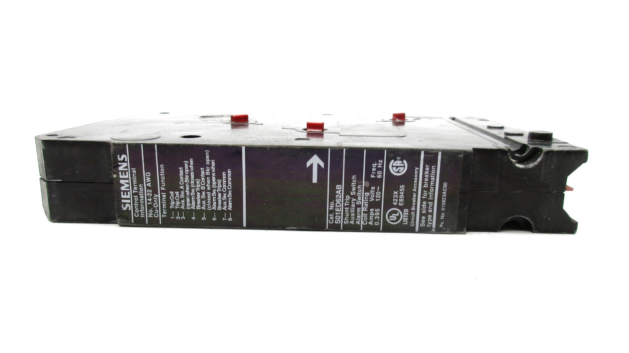 SIEMENS S01ED62AB 120V .395A UNMP