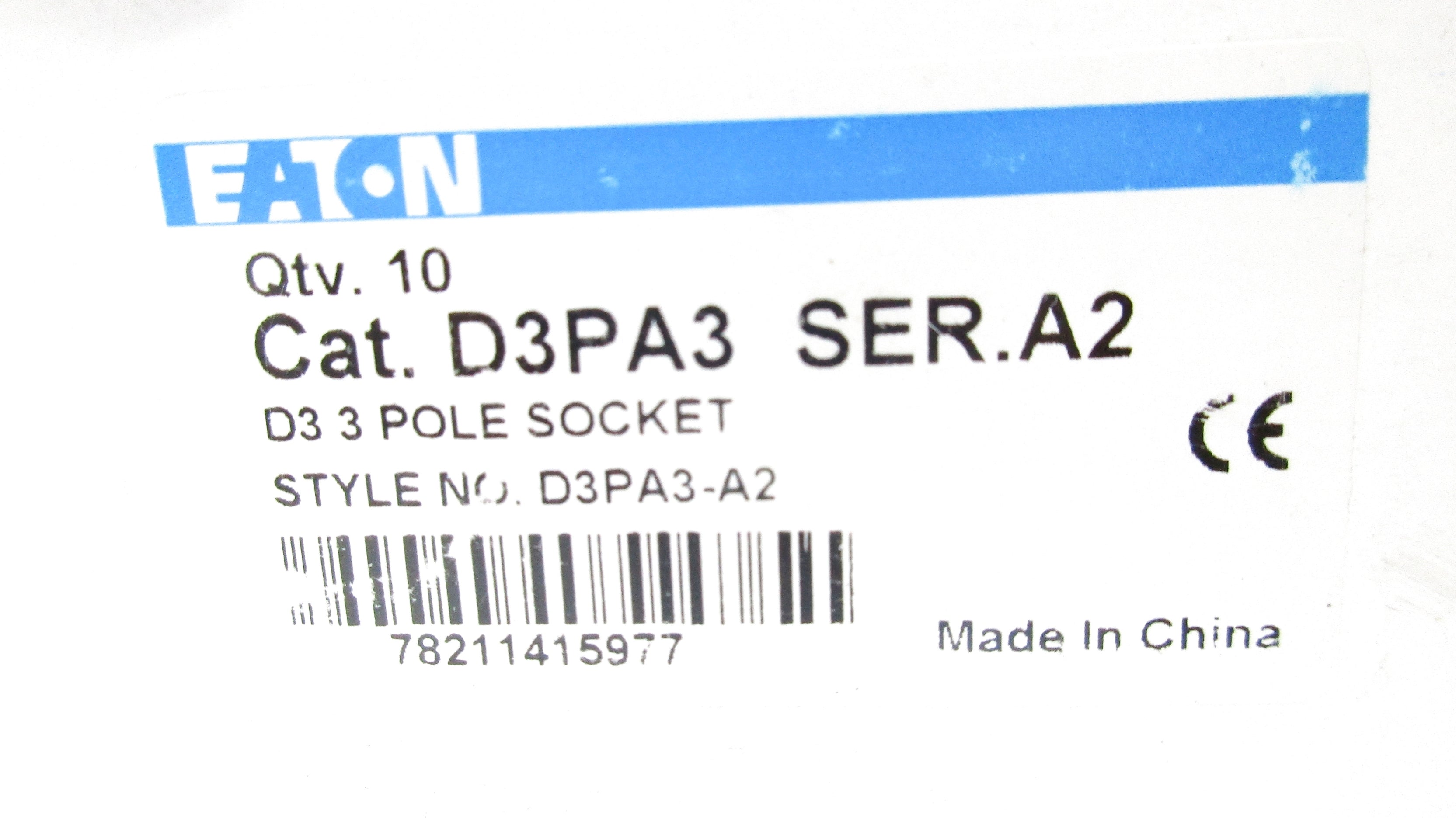 EATON D3PA3 SER. A2 600V 20A (PKG OF 10) NSMP