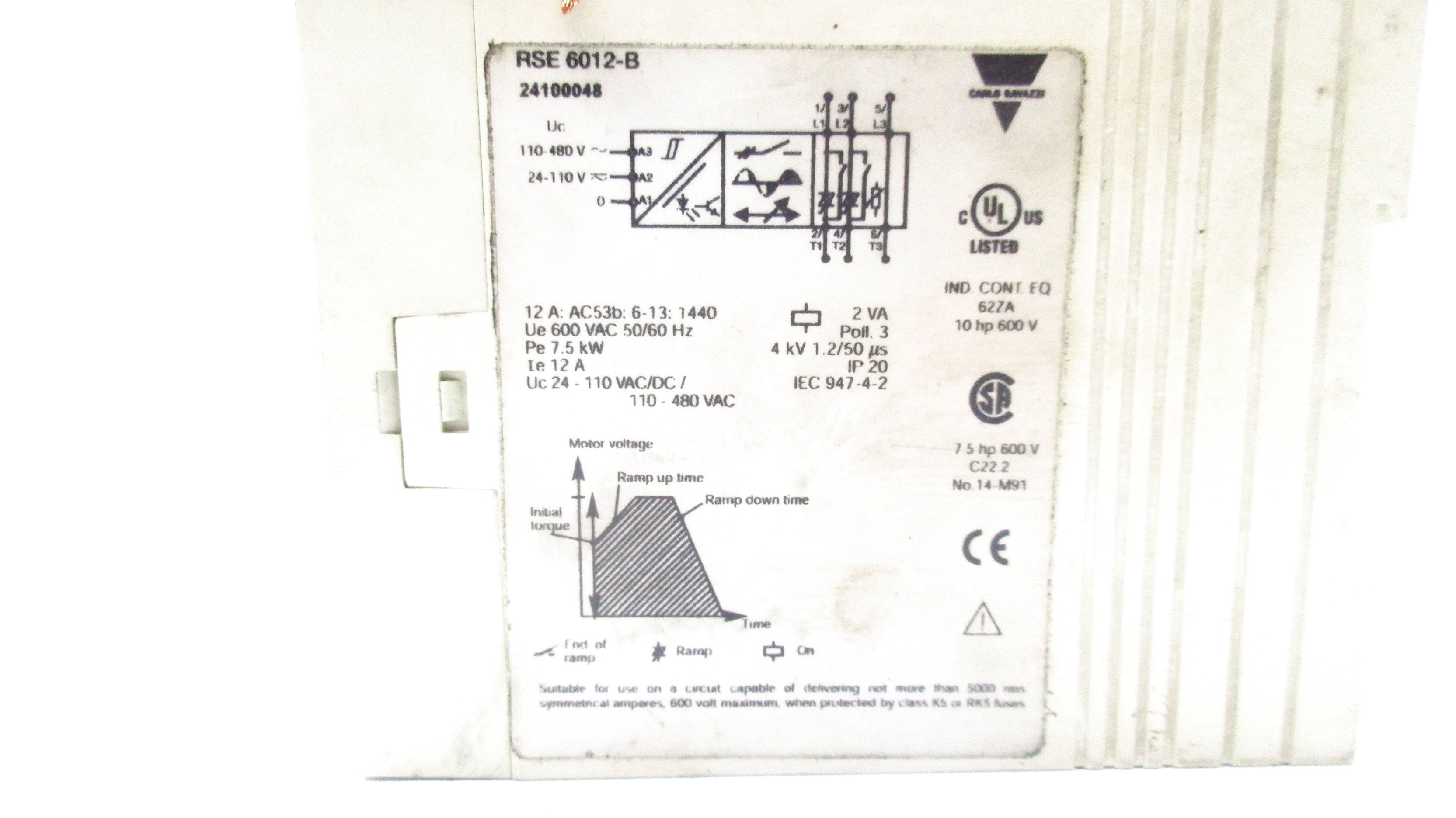 CARLO GAVAZZI RSE6012-B UNMP