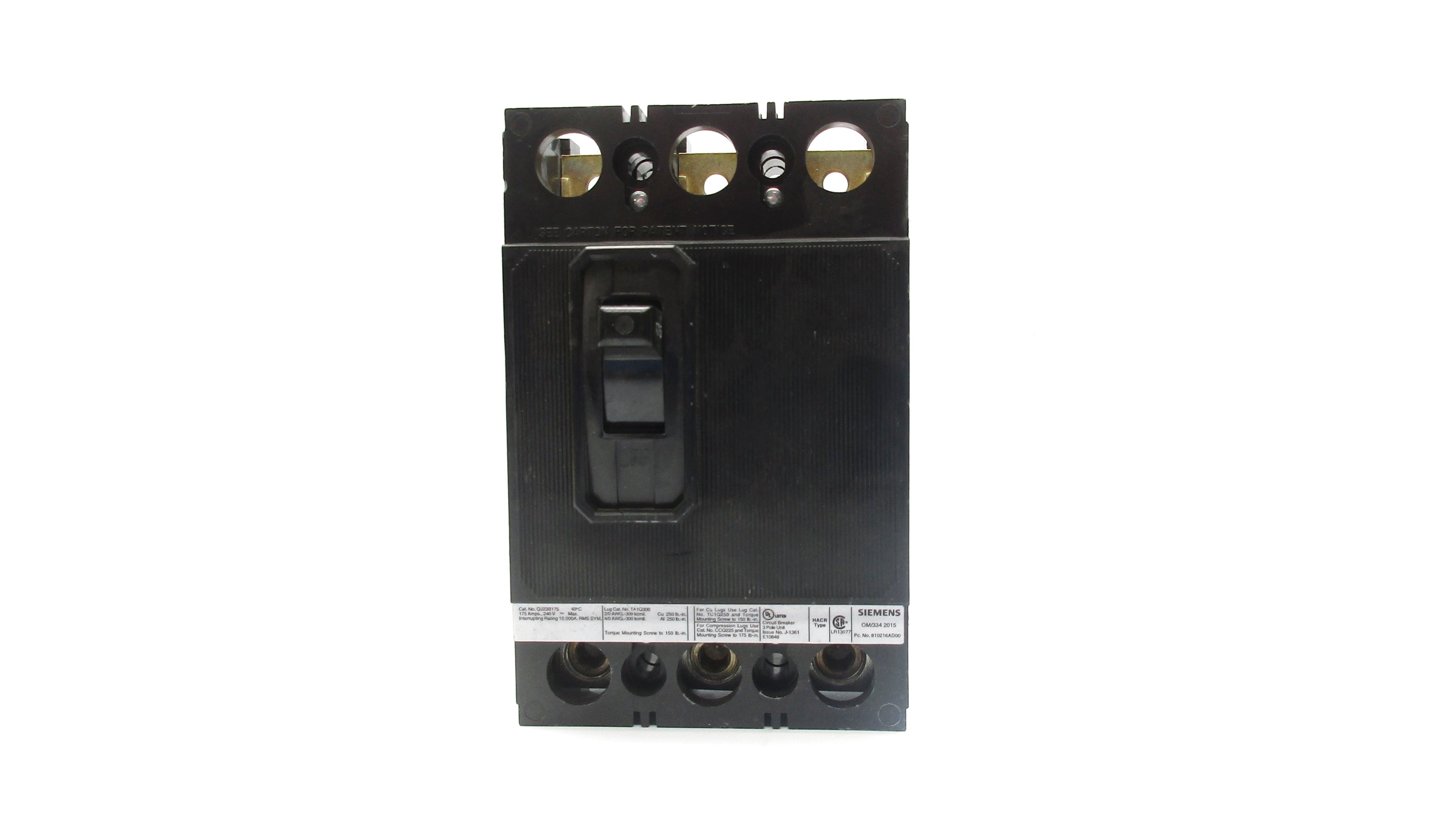 SIEMENS QJ23B175 240V 175A NSNP