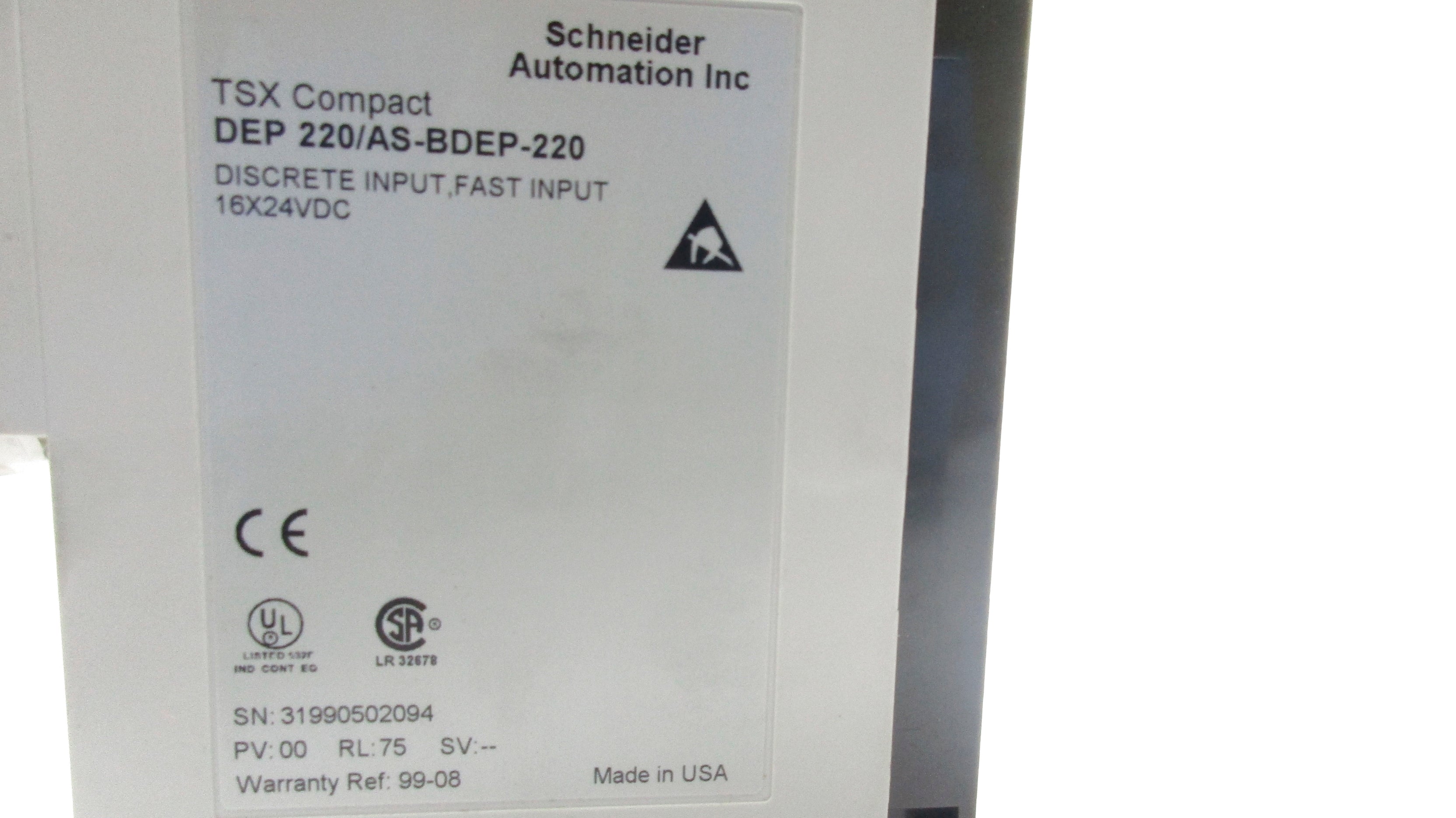 SCHNEIDER AUTOMATION DEP220/AS-BDEP-220 NSNP