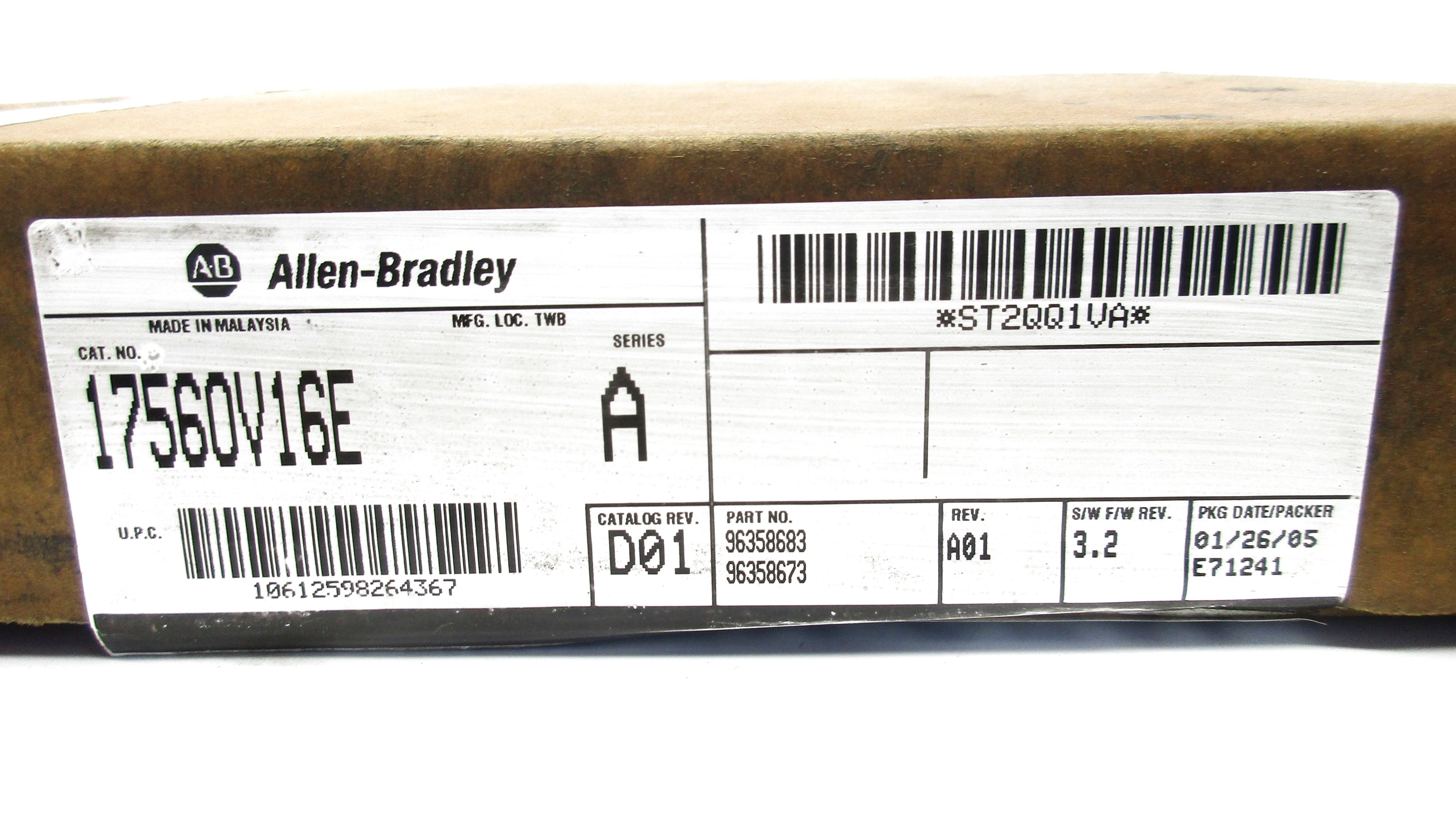 ALLEN BRADLEY 1756-OV16E SER. A F/W 3.2 NSMP