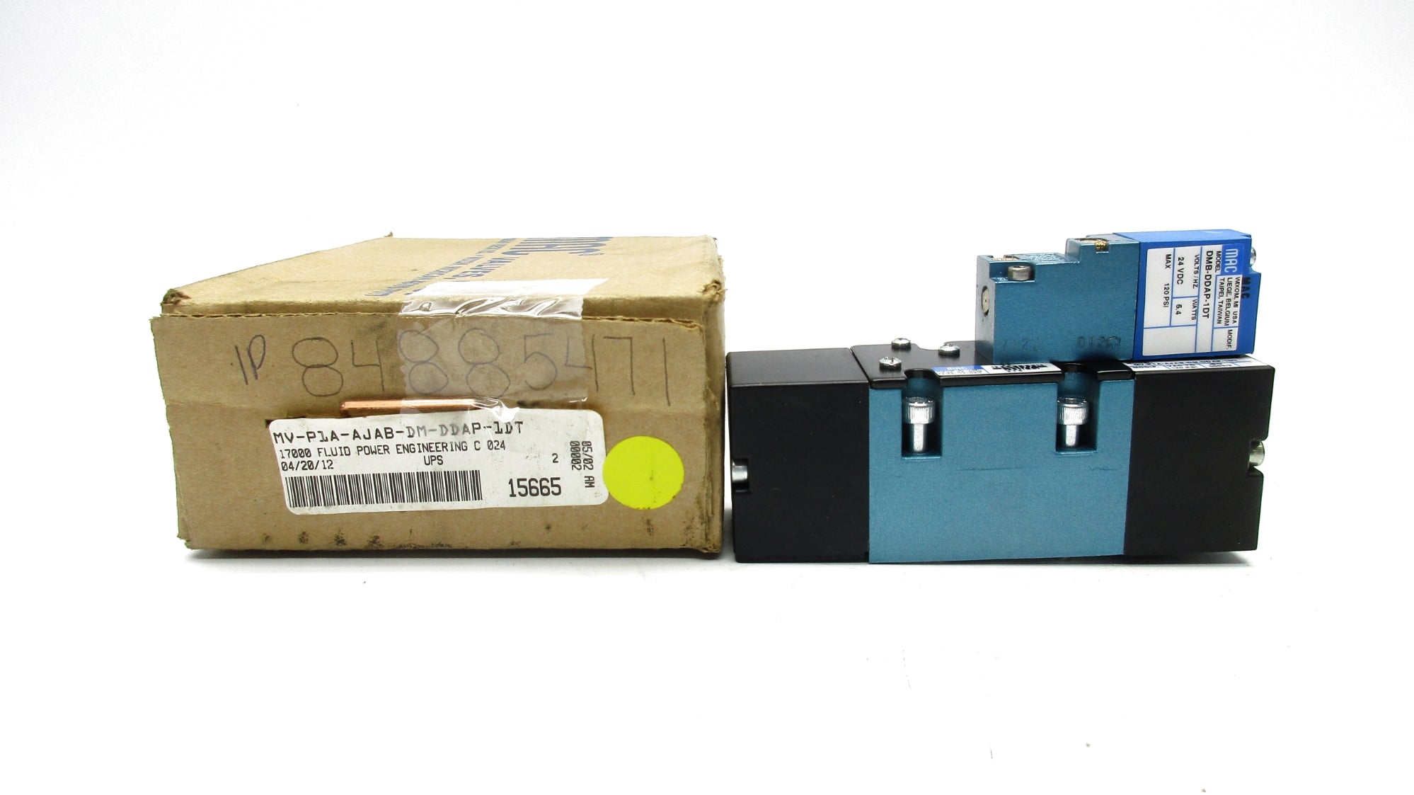 MAC MV-P1A-AJAB-DM-DDAP-1DT 24VDC 120PSI NSMP
