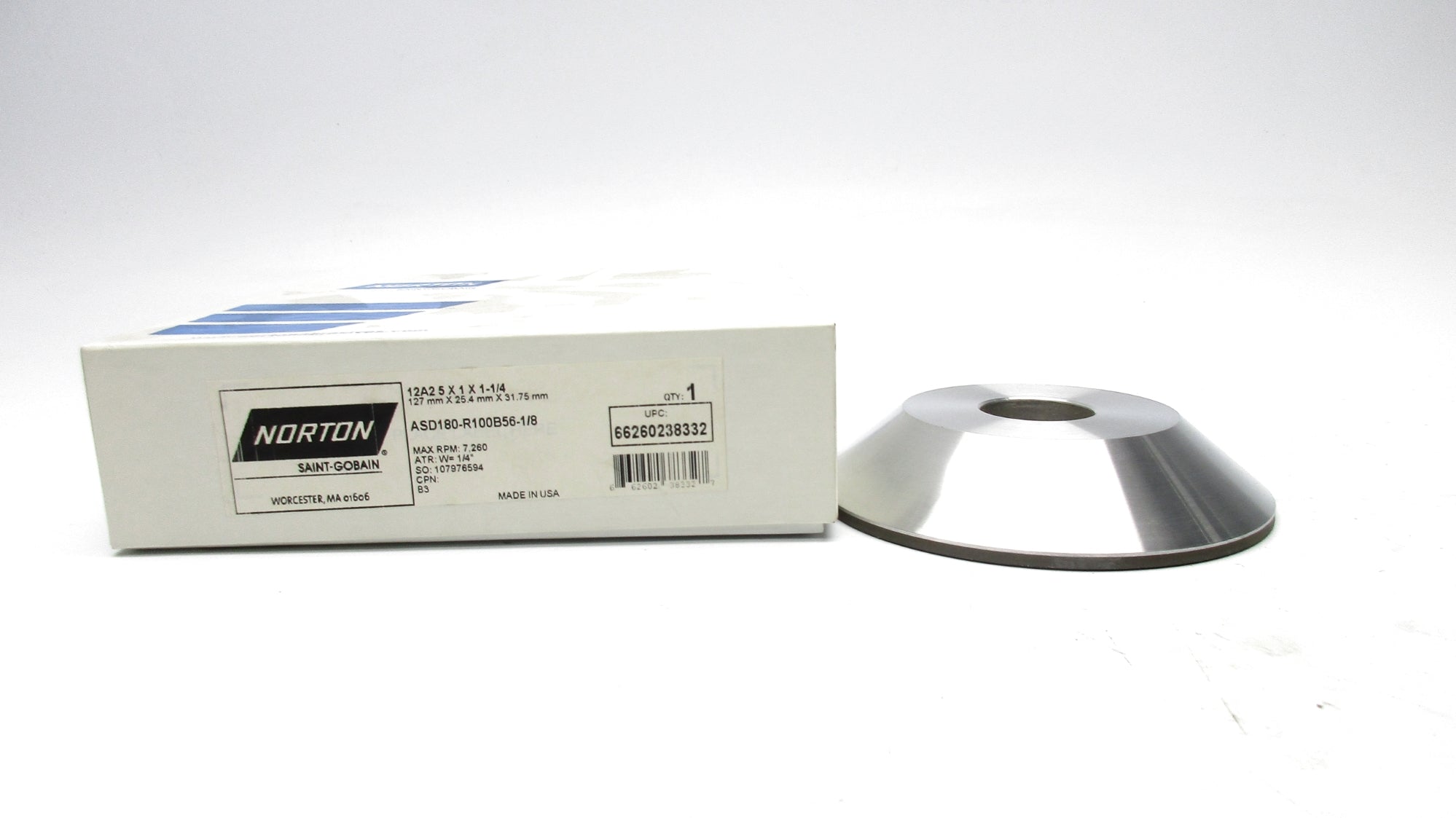 NORTON ASD180-R100B56-1/8 NSMP