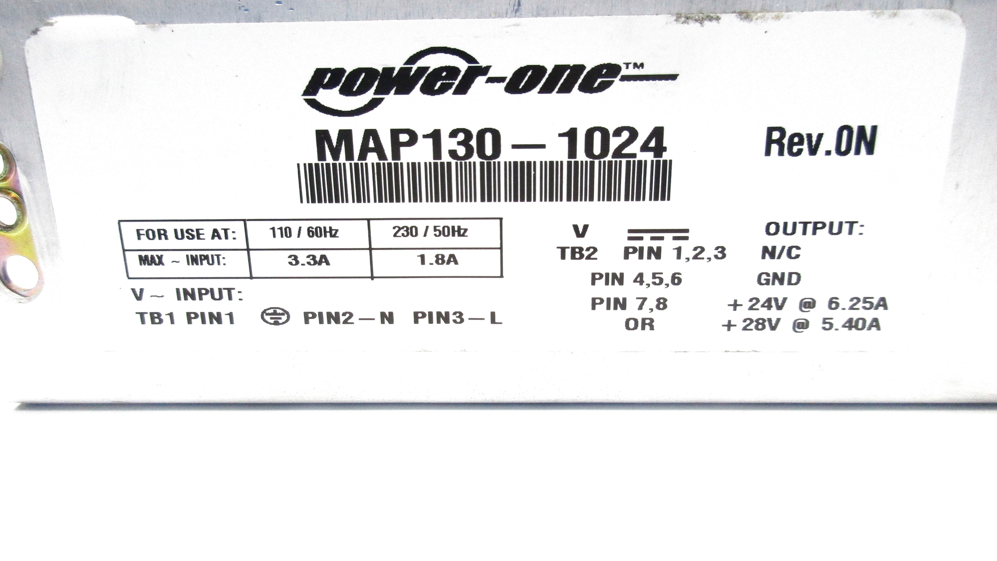 POWER-ONE MAP130-1024 UNMP