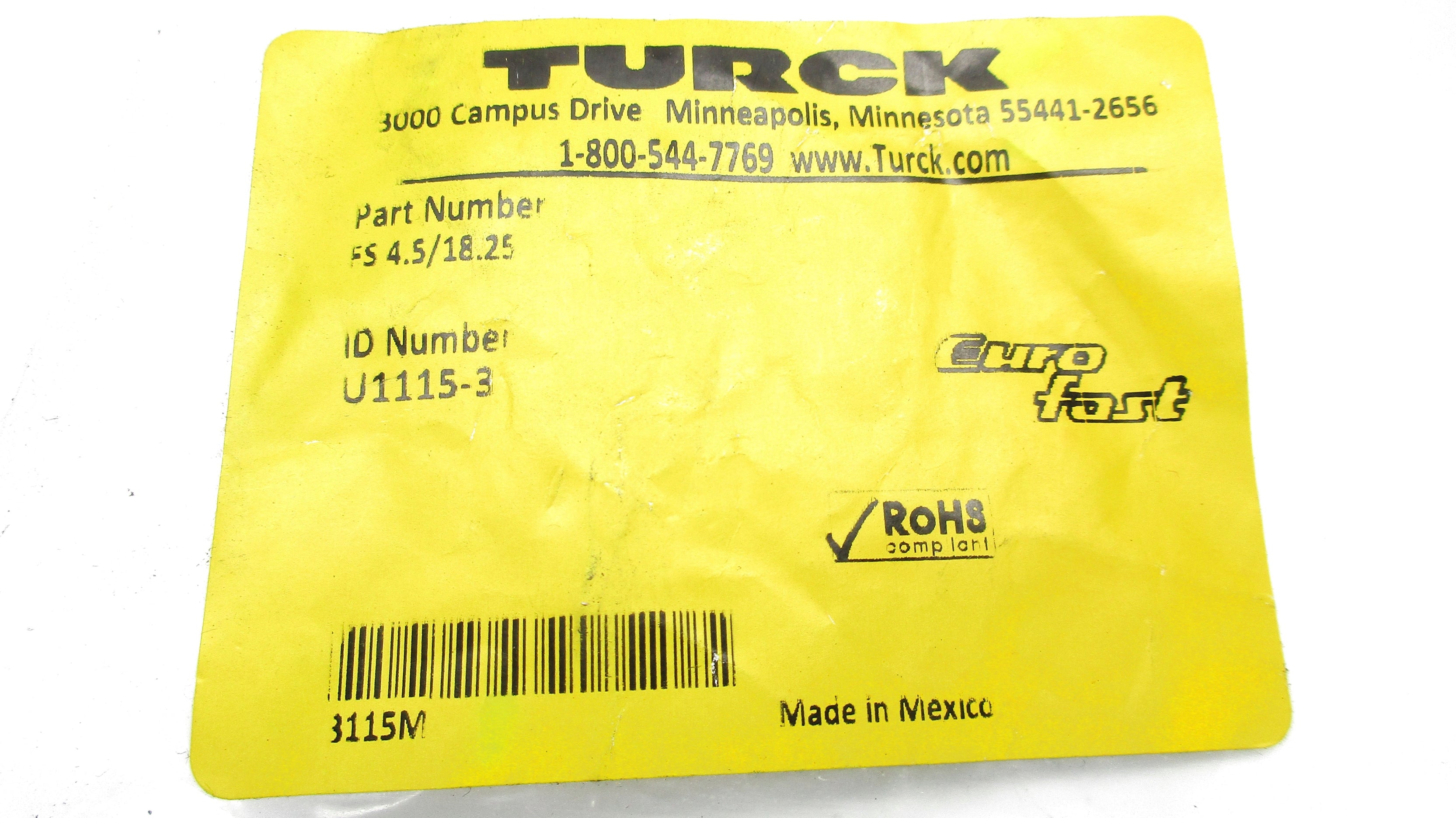 TURCK FS4.5/18.25 NSMP