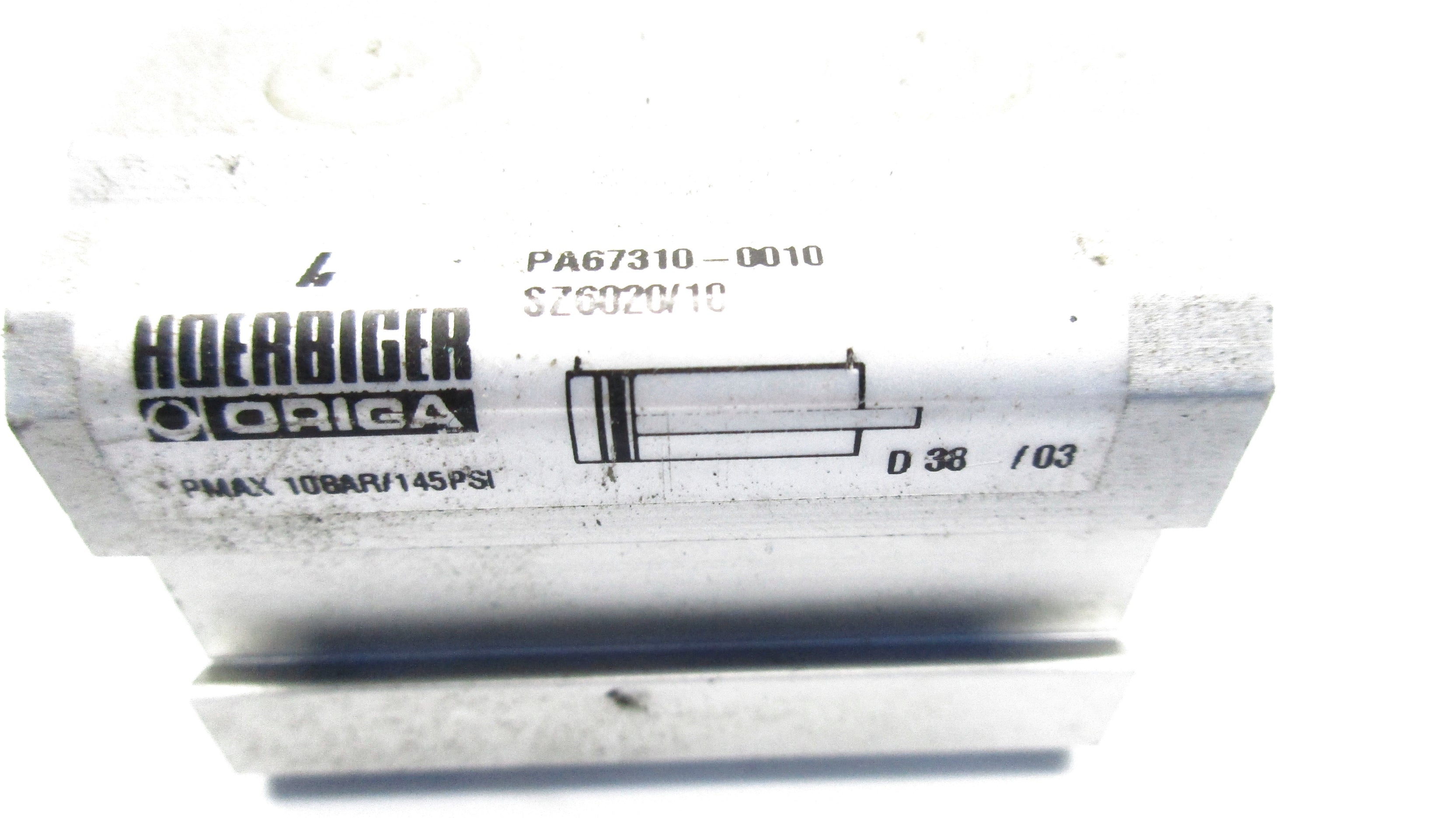 HOERBIGER ORIGA PA67310-0010 SZ6020/10 145PSI (AS PICTURED) NSNP