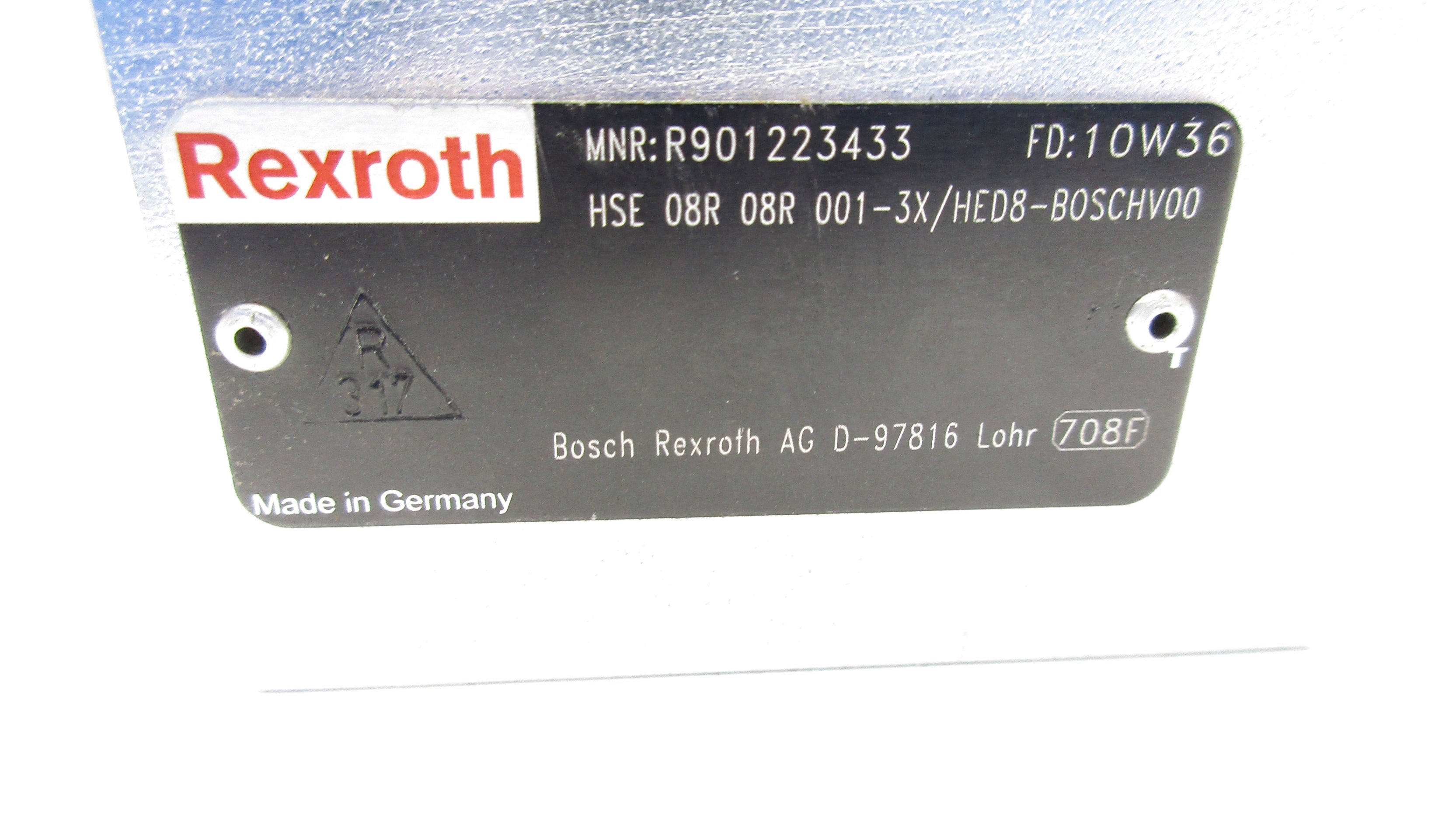 REXROTH R901223433 HSE08R08R001-3X/HED8-B0SCHV00  NSNP