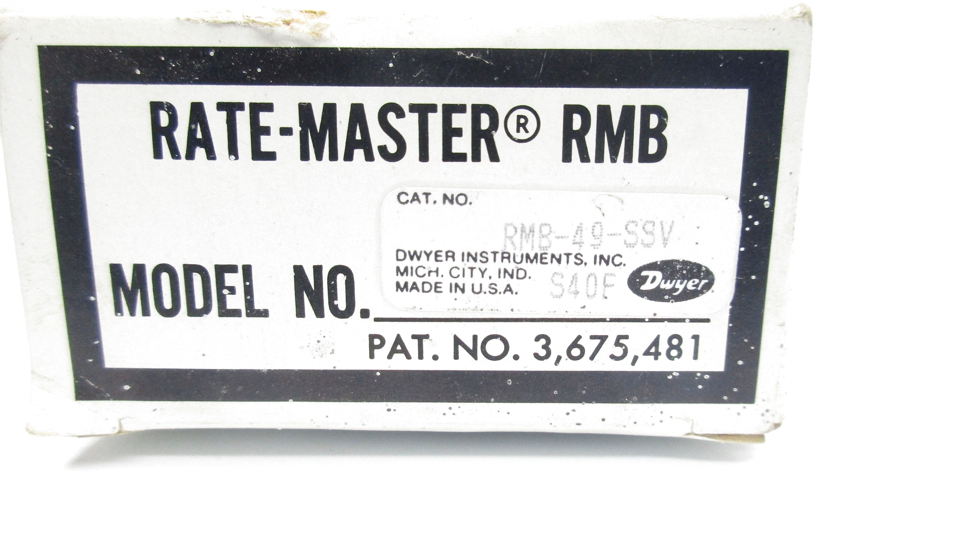 DWYER RMB-49-SSV NSMP