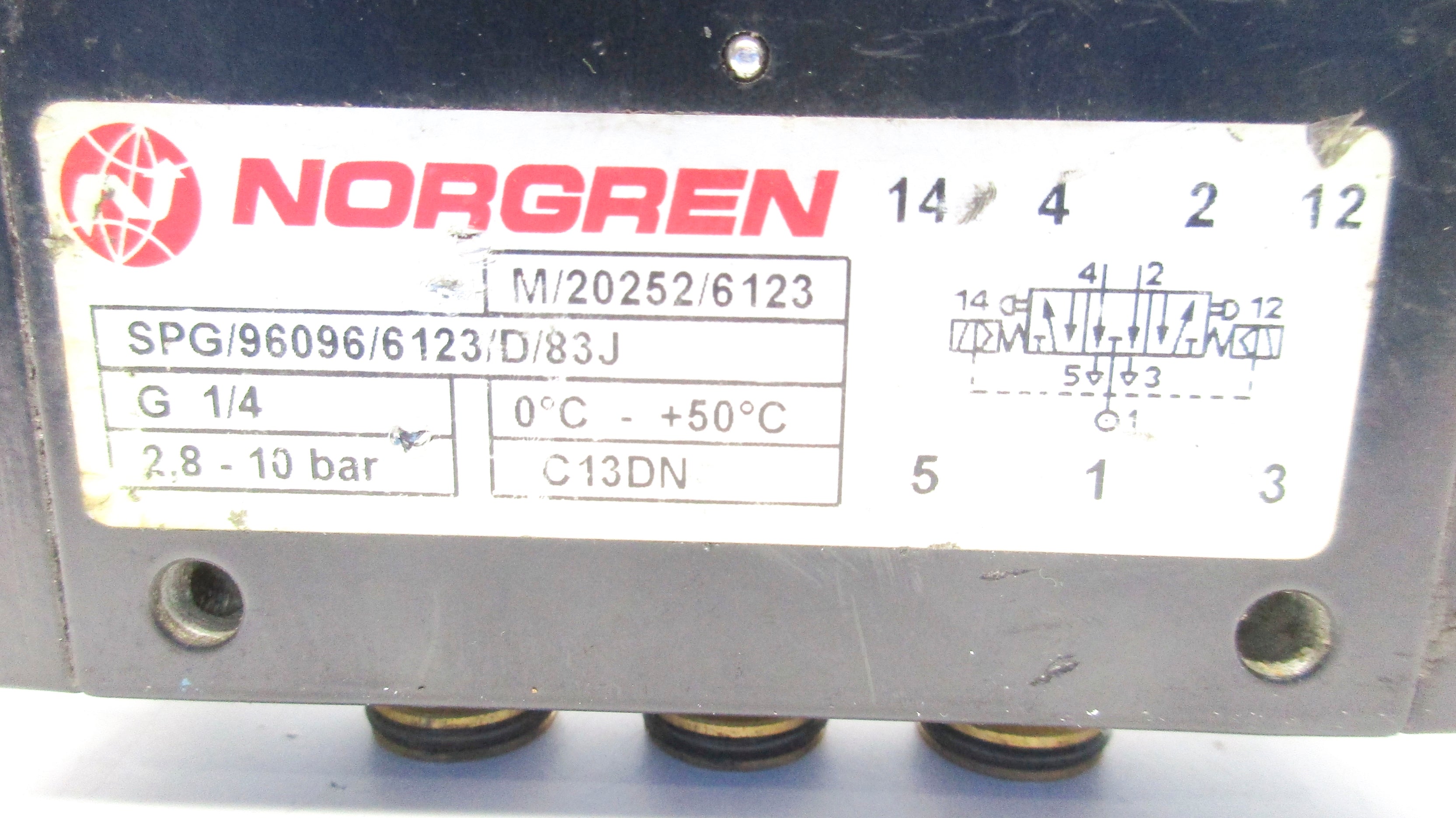 NORGREN M/20252/6123 24VDC (AS PICTURED) UNMP