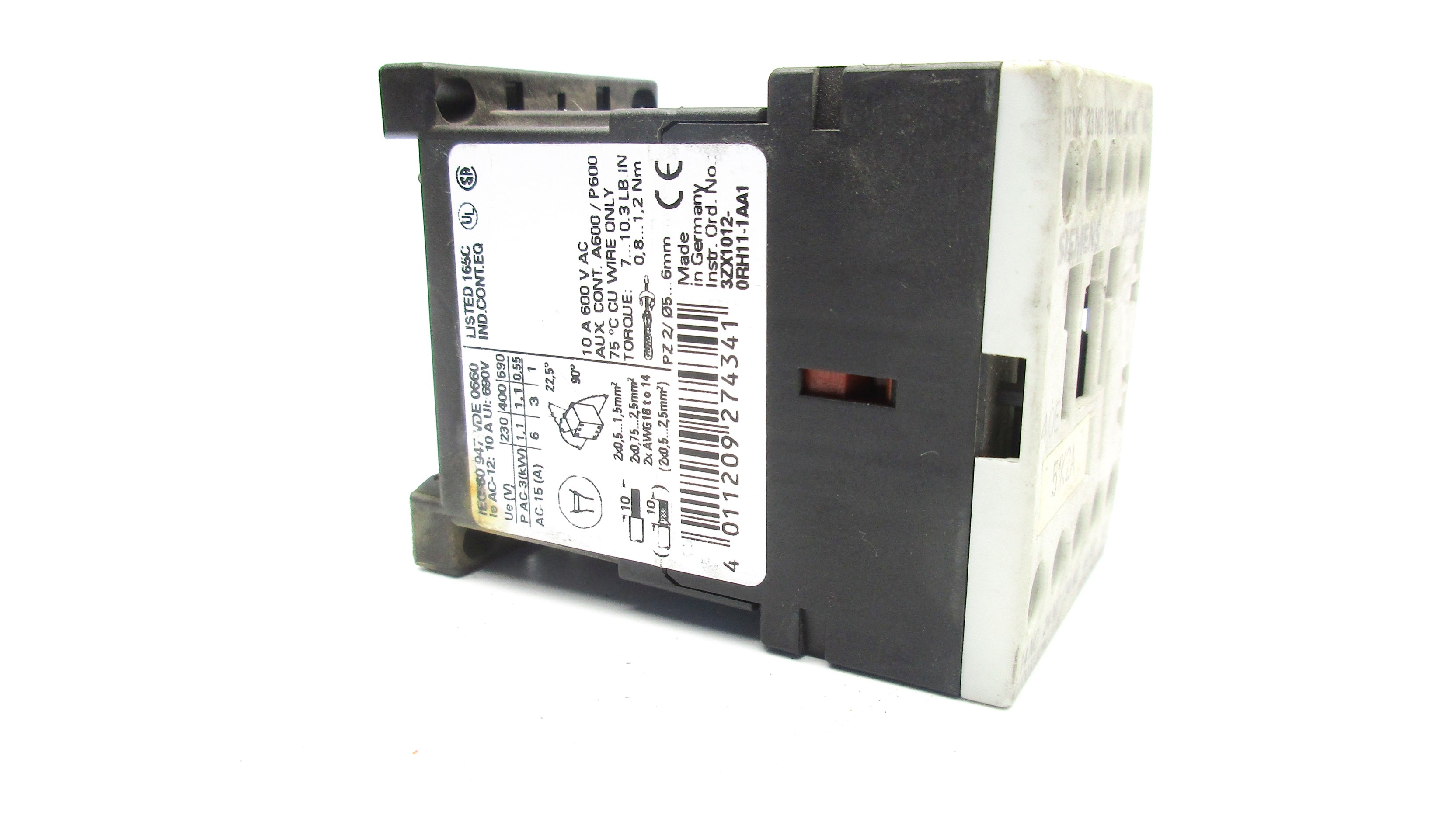 SIEMENS 3RH1140-1BB40 690V 10A UNMP