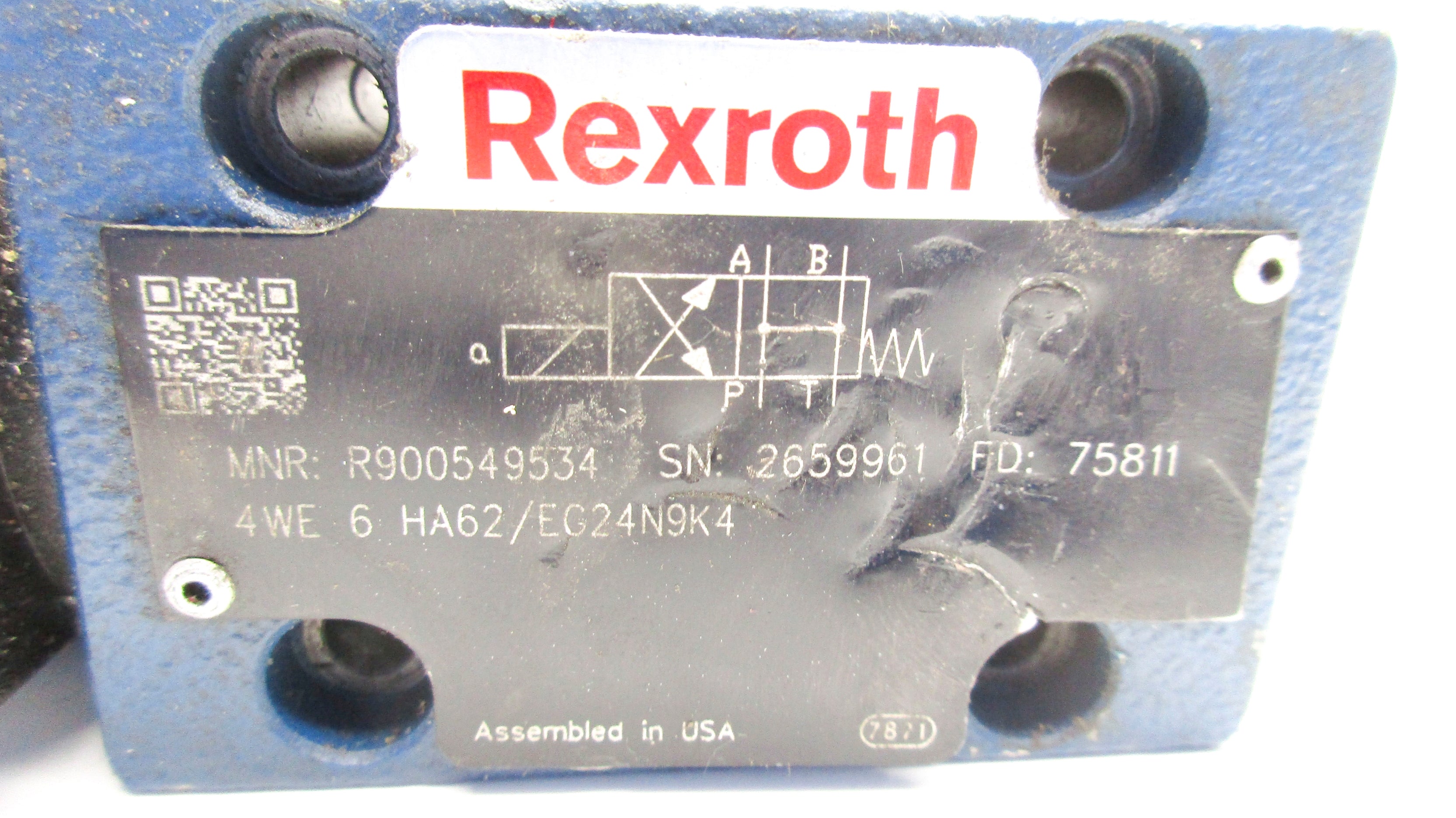 REXROTH 4WE6HA62/EG24N9K4 R900549534 UNMP