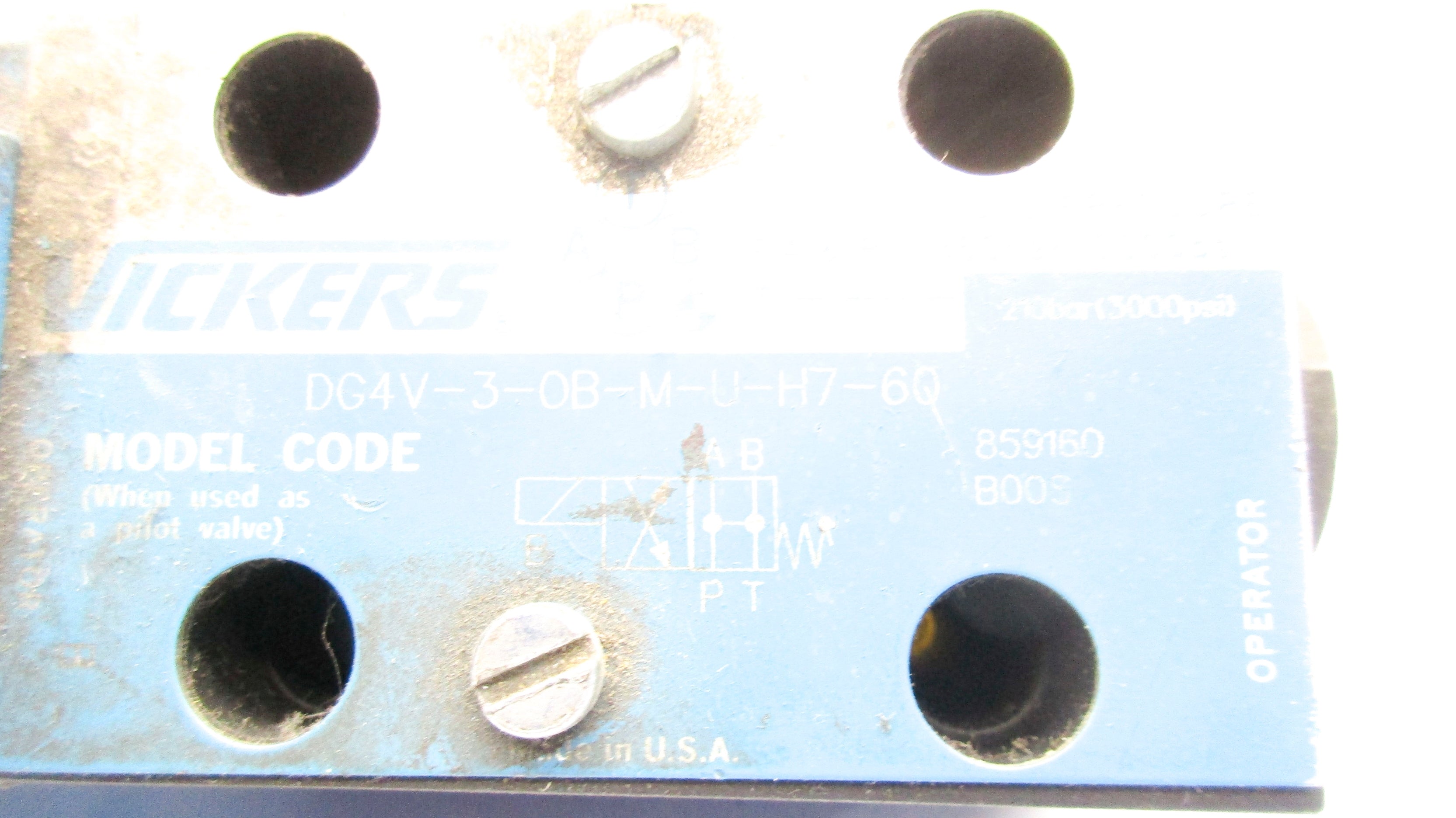 VICKERS DG4V30BMUH760 24VDC UNMP