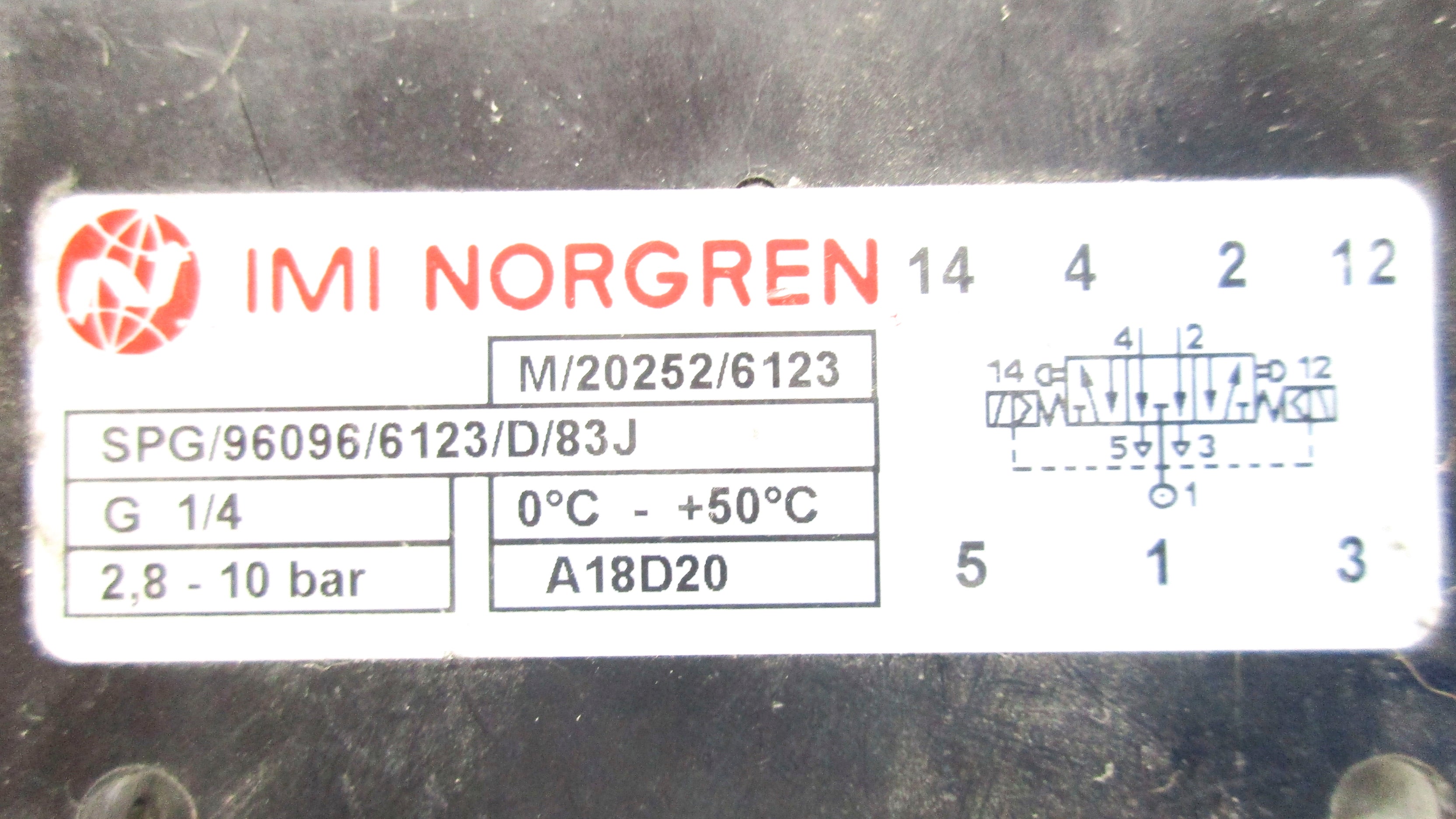 NORGREN M/20252/6123 24VDC NSNP