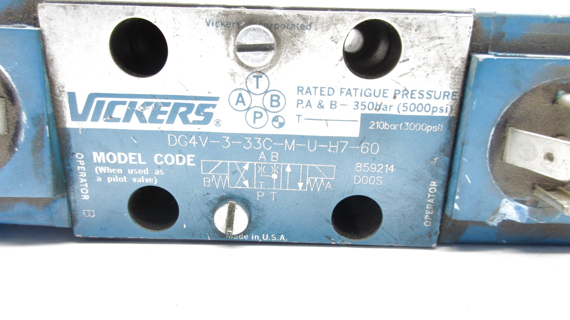 VICKERS DG4V333CMUH760 24VDC 5000PSI UNMP
