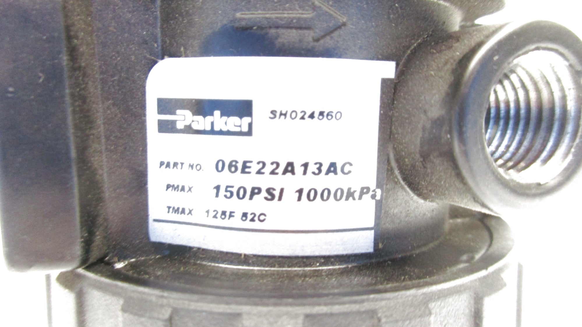 PARKER 06E22A13AC 150PSI (AS PICTURED) UNMP