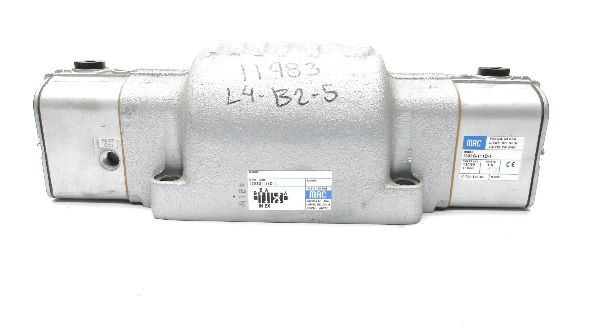 MAC 1303G-111D-1 110-120V 10-150PSI UNMP