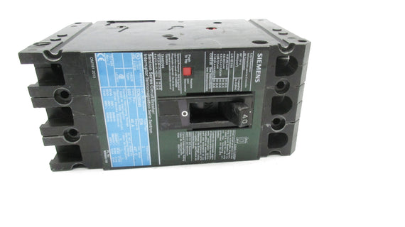 SIEMENS ED63B040 600V 40A UNMP