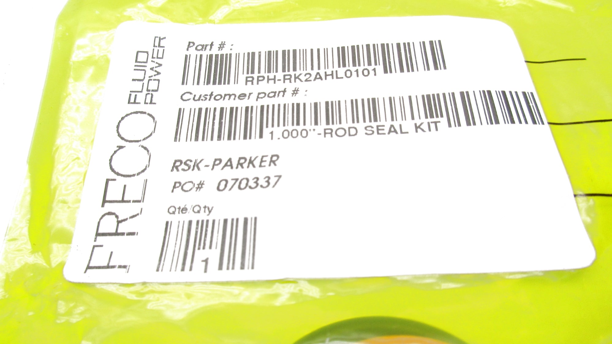 PARKER RPH-RK2AHL0101 1" NSMP