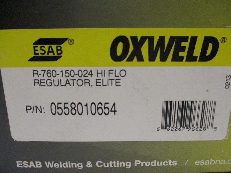 ESAB 0558010654 R-760-150-024 REGULATOR ELITE * NEW IN BOX *