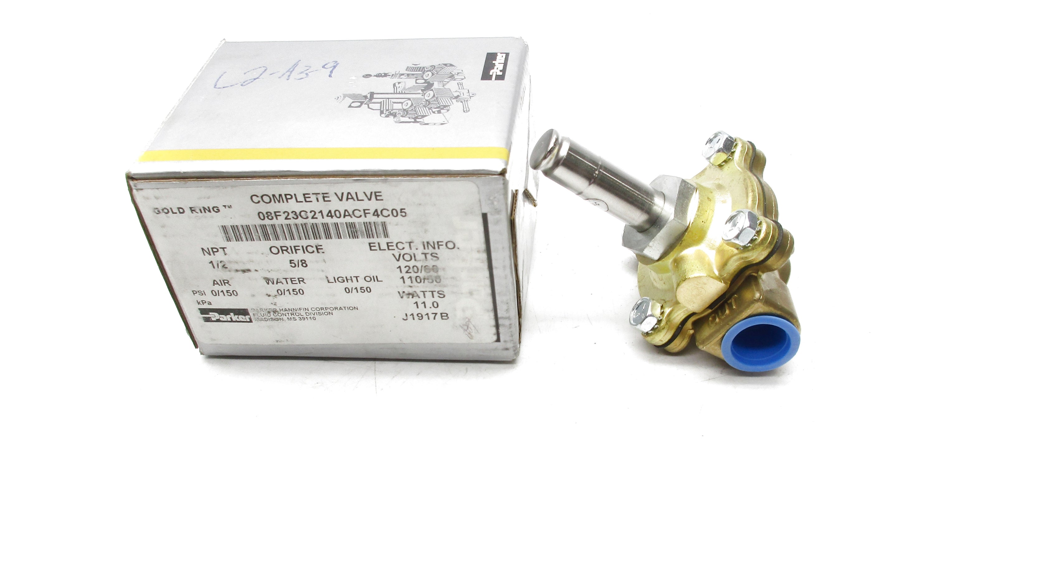 PARKER 08F23C2140ACF4C05 110-120V 0/150PSI 1/2" NSMP
