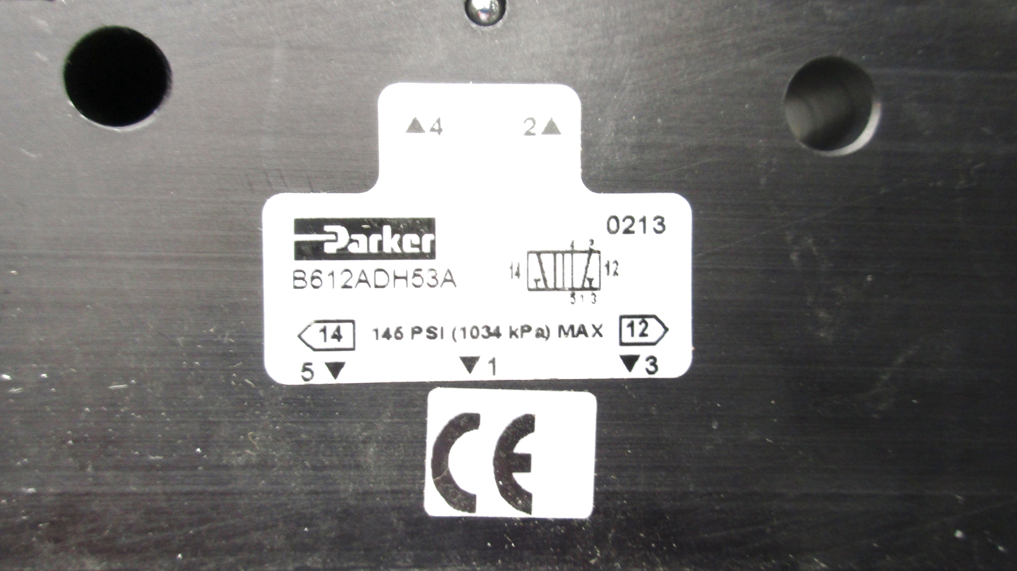 PARKER B612ADH53A 120V 146PSI NSNP