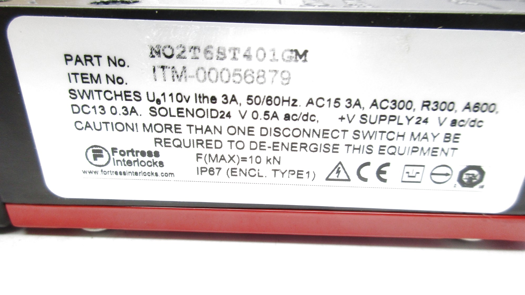 FORTRESS INTERLOCKS NO2T6ST401GM ITM-00056879 NSNP
