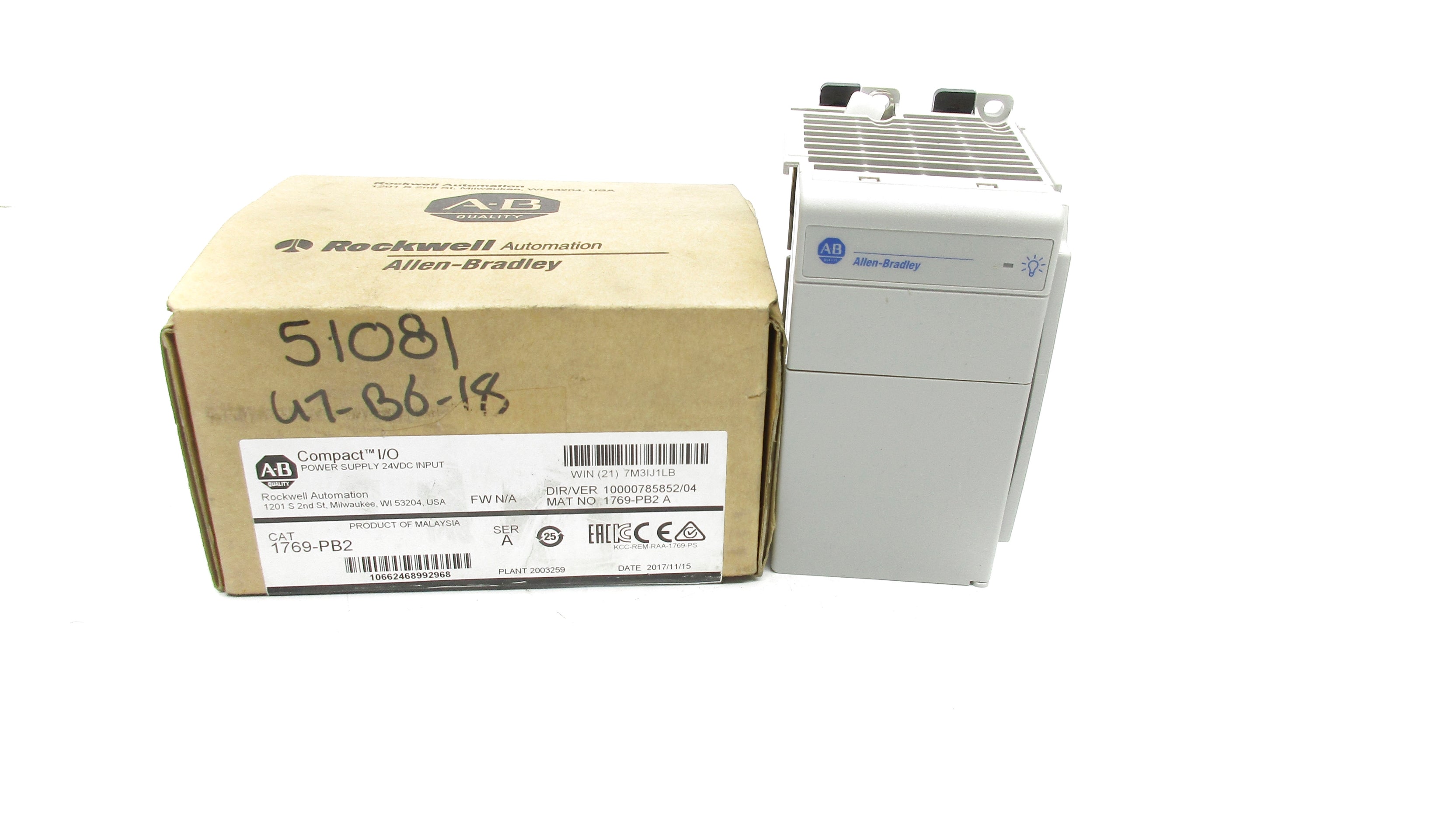 ALLEN BRADLEY 1769-PB2 SER. A NSMP