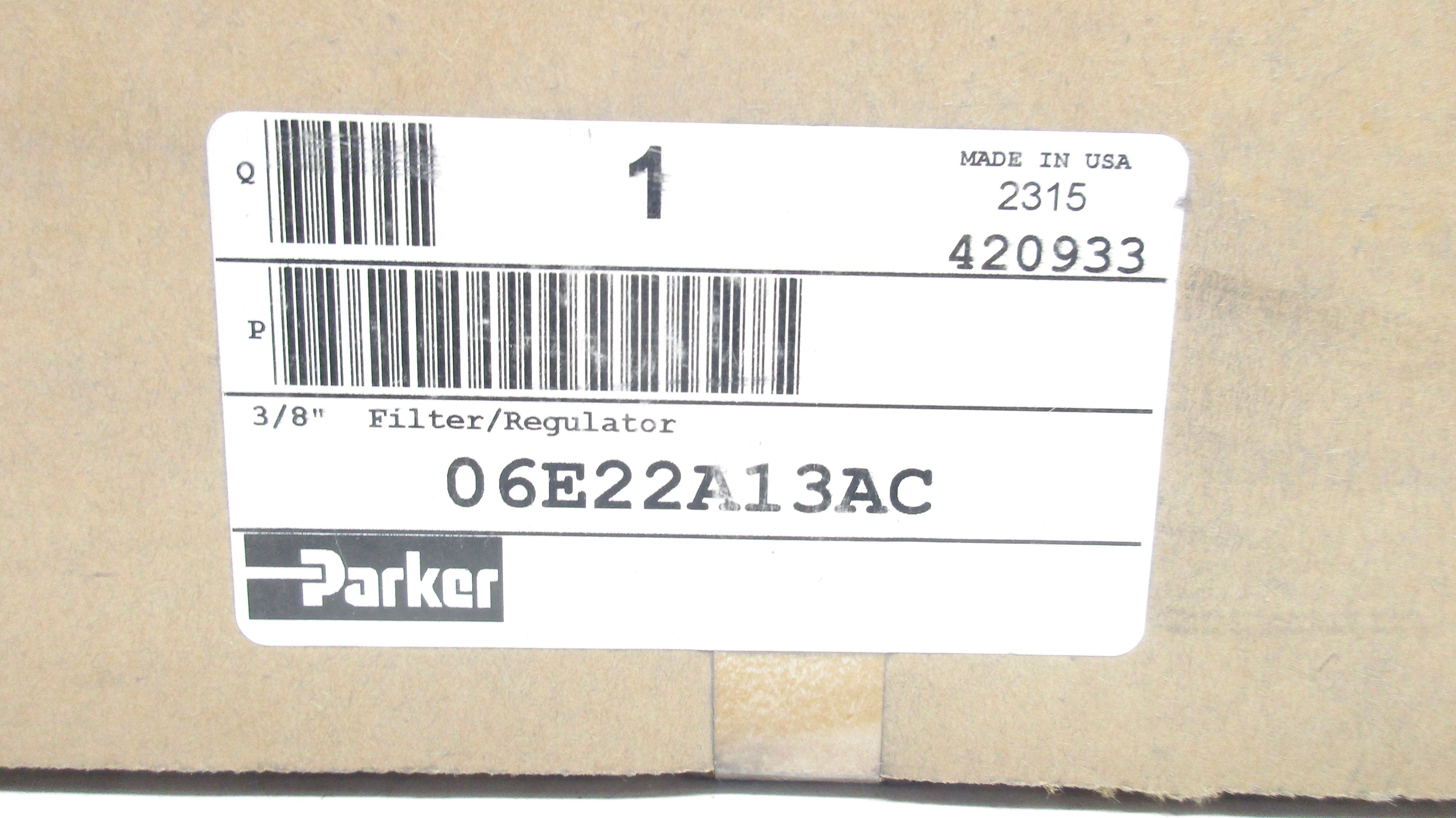PARKER 06E22A13AC NSFS